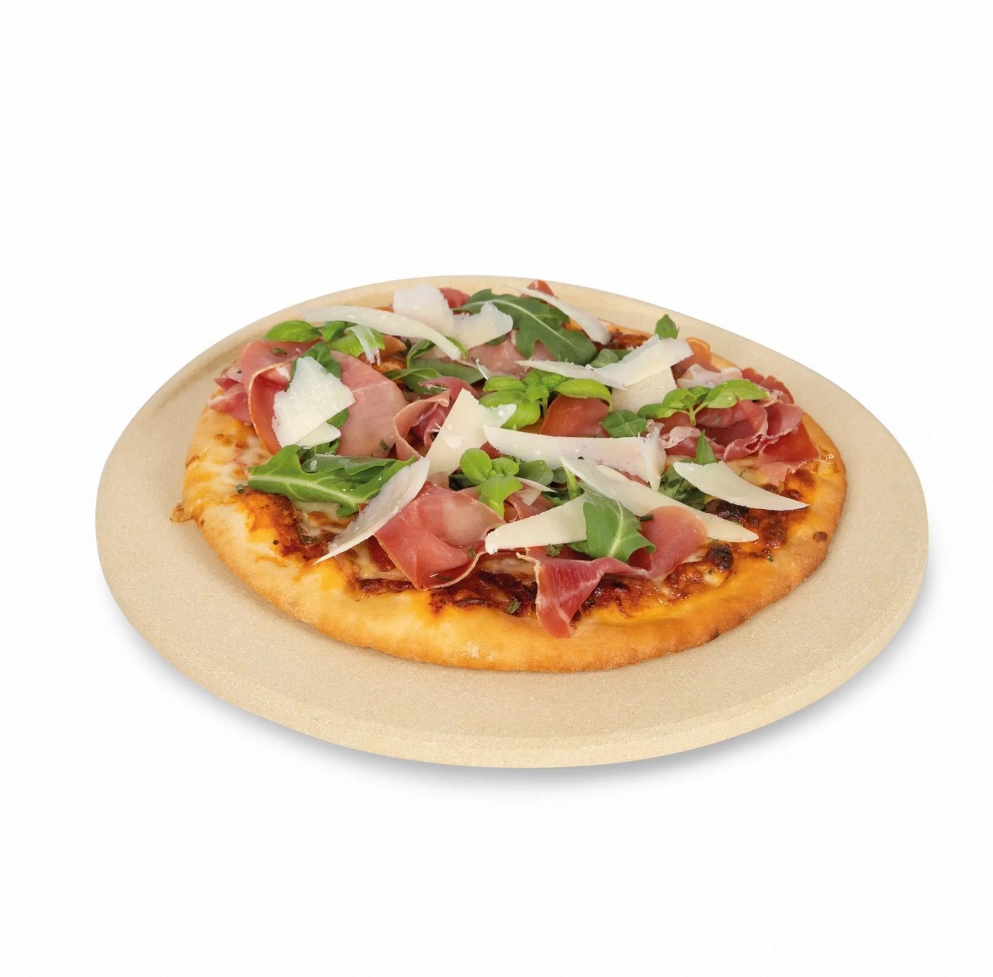 Kleiner Pizzastein Ø29cm aus Kordorit von Boska: Perfekte Wärmeverteilung für knusprige Pizzen, ideal für kleine bis mittelgroße Pizzen.