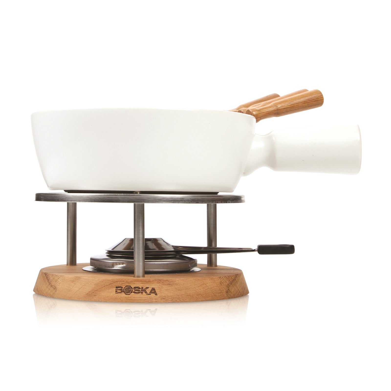 Elegantes Boska Bianco Fondue-Set 1.3lt für Genießer-Momente.