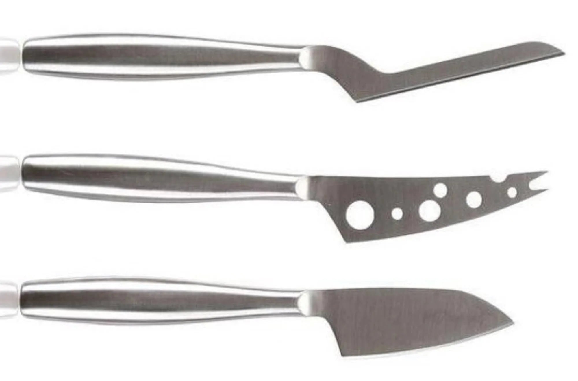 Elegantes Käsemesser-Set aus Edelstahl von Boska, ideal für Brie, Cheddar & Gouda. Perfekt für Käseliebhaber!