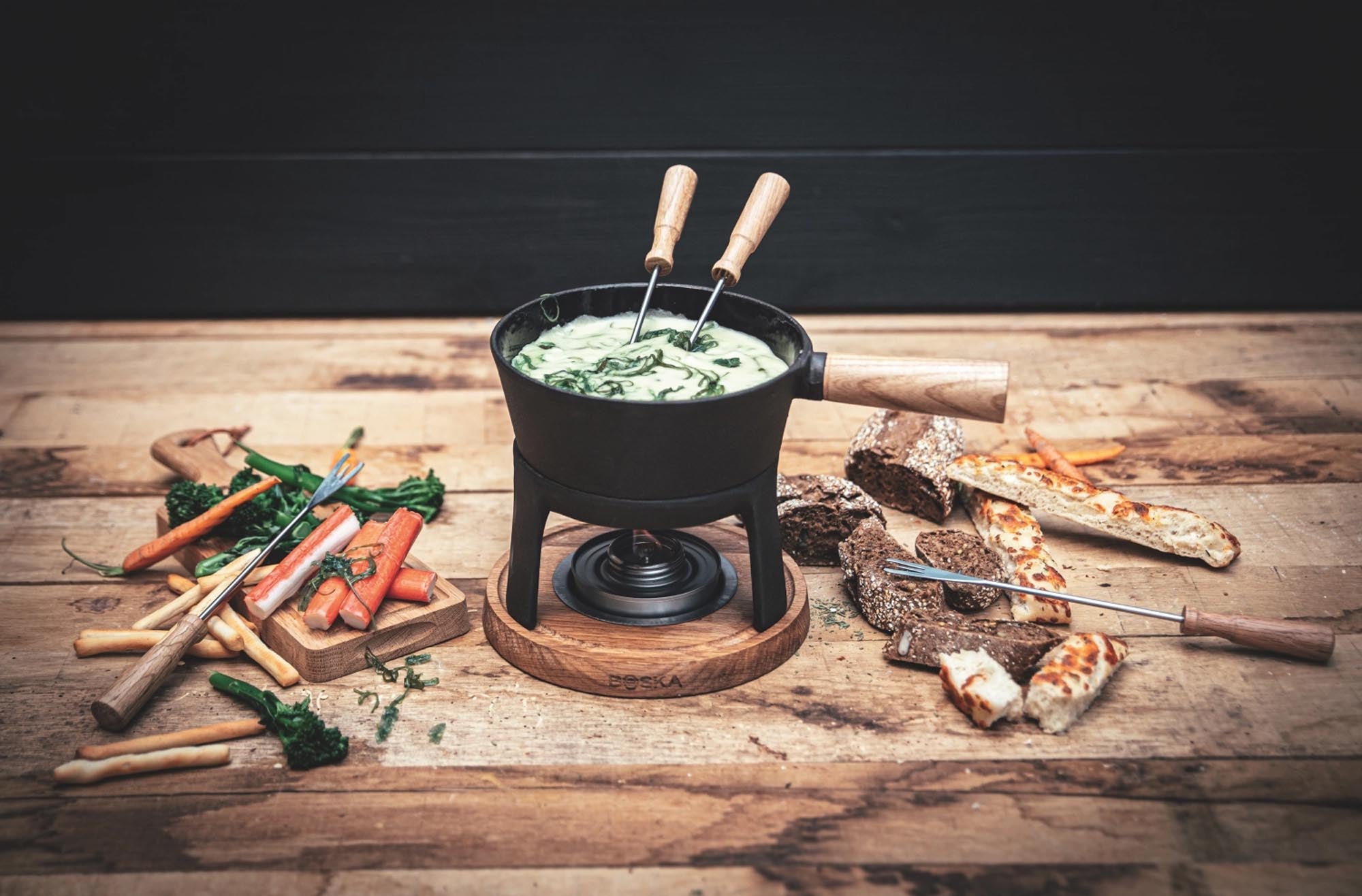 Elegantes Boska Fondue-Set 1.2lt: Ideal für kulinarische Erlebnisse.