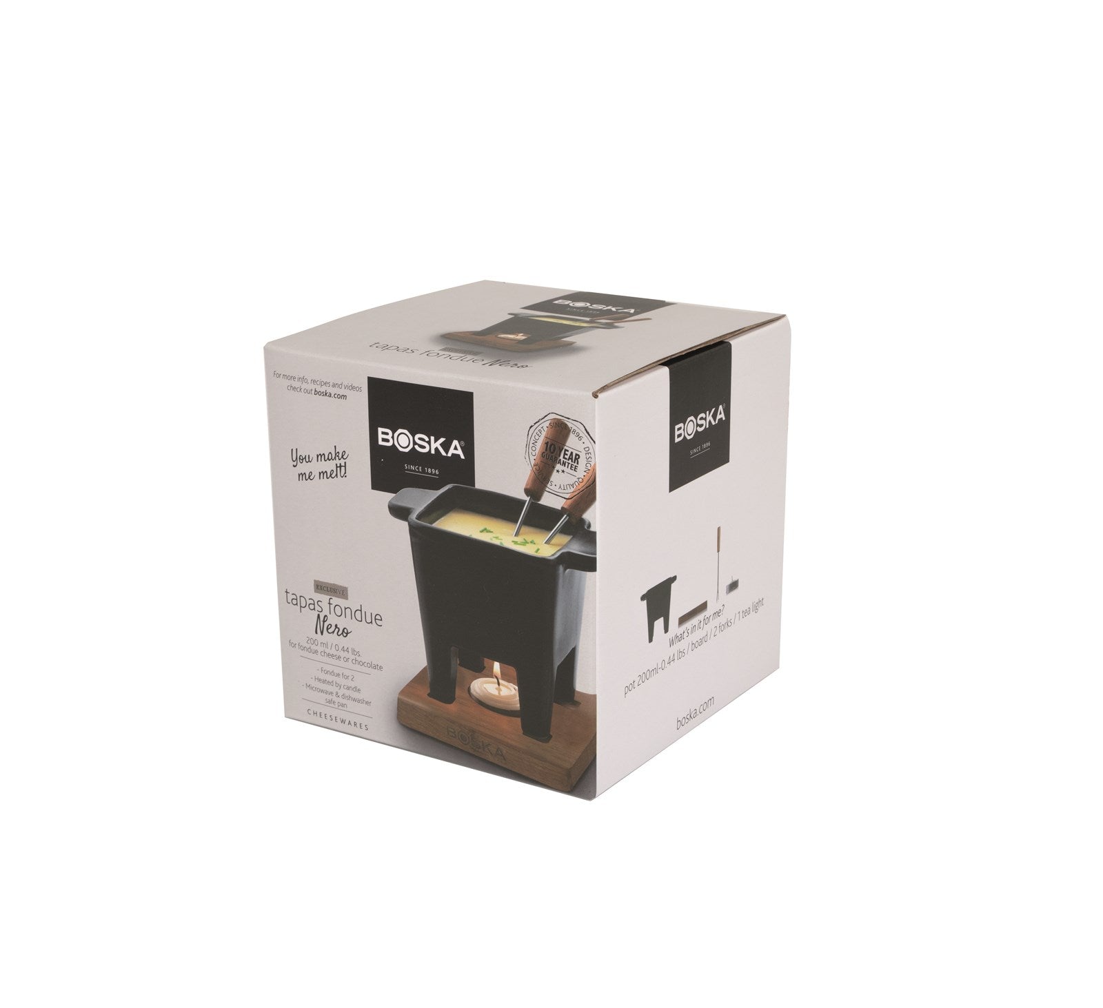 Elegantes 200ml Tapas Fondue Nero für unvergessliche Genussmomente.