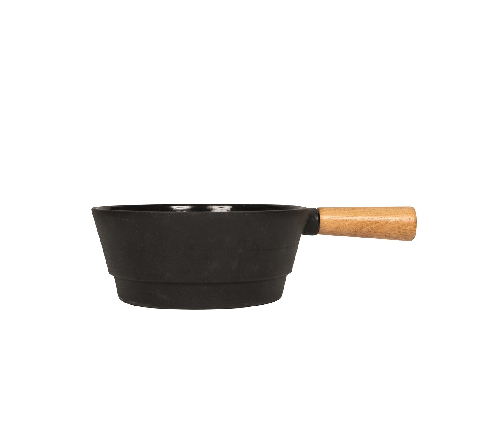 Erleben Sie gesellige Abende mit dem Fondueset Pro L von Boska. 1,8L Gusseisen für gleichmäßige Wärme, stabiler Eichenholzständer, ideal für Fondue.