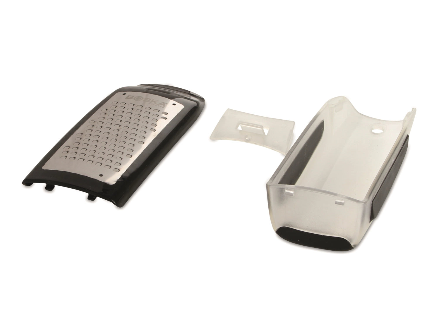 Der Easy Grater von Boska ist ein stilvolles Küchengerät, das müheloses Reiben von Käse und Gemüse ermöglicht und in jeder Küche glänzt.