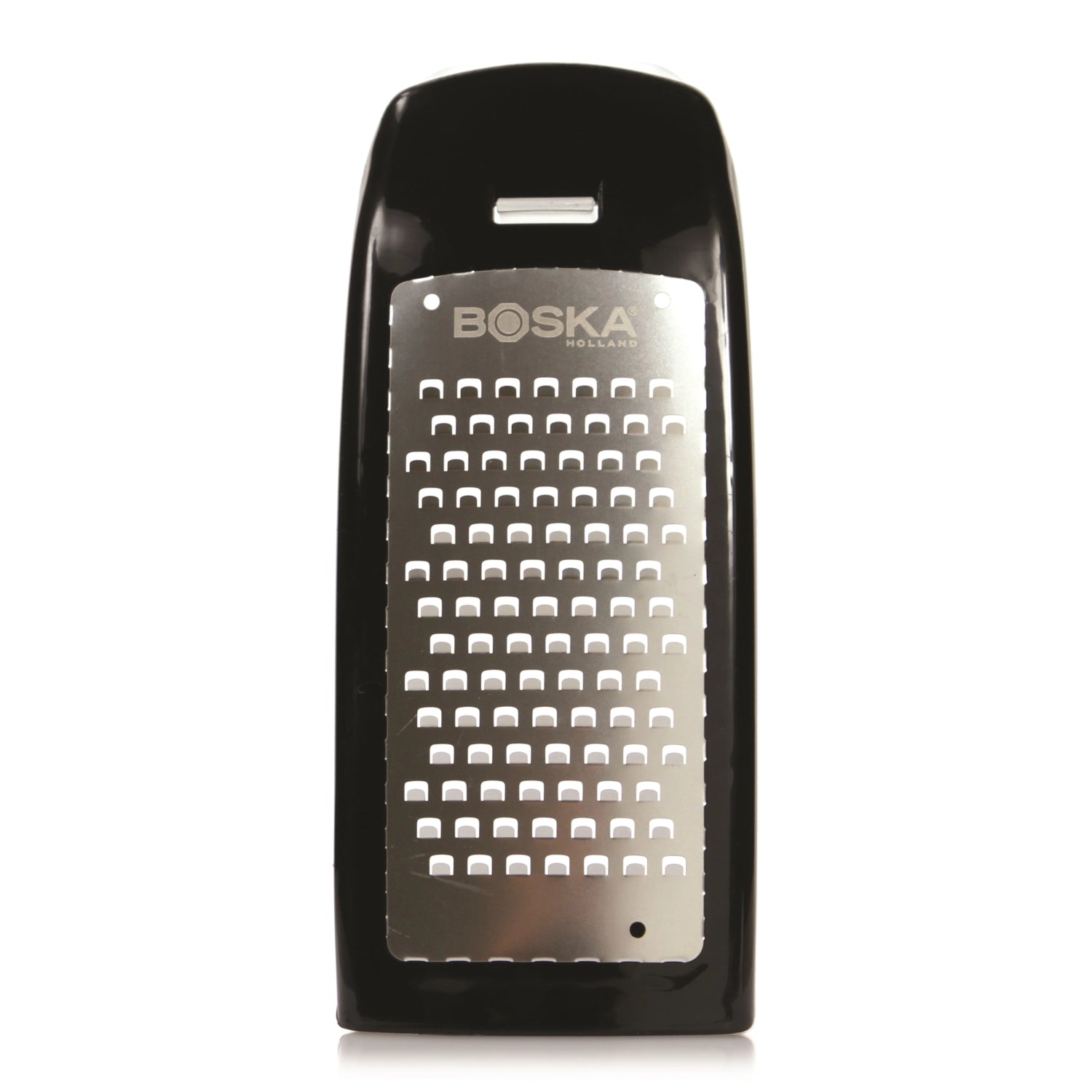 Der Easy Grater von Boska vereinfacht das Reiben von Lebensmitteln und überzeugt durch sein modernes Design und die benutzerfreundliche Handhabung.