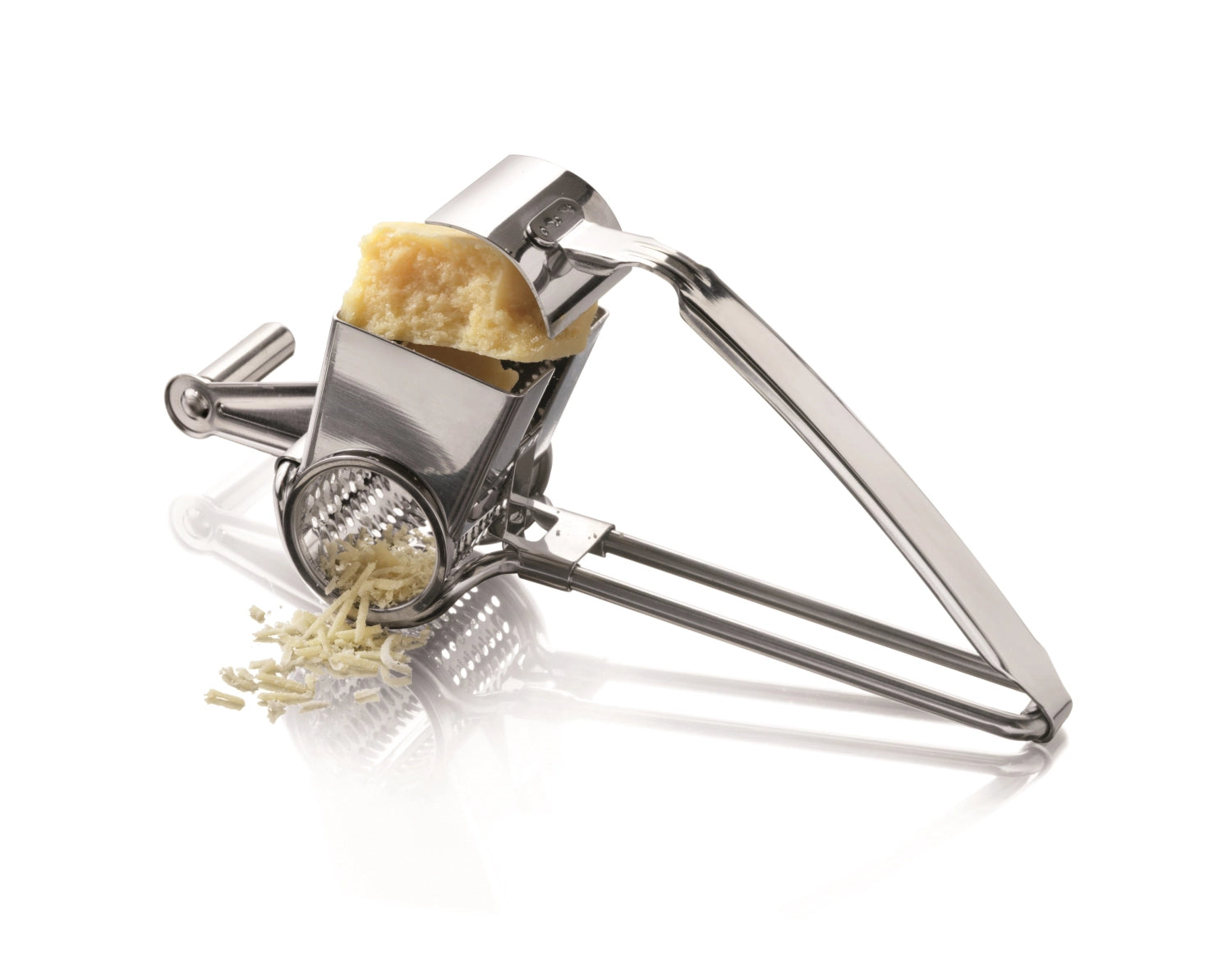 Die stilvolle Käsereibemühle Explore von Boska sorgt für feines Reiben von Käse und ist ein praktisches Küchenaccessoire für Käseliebhaber.