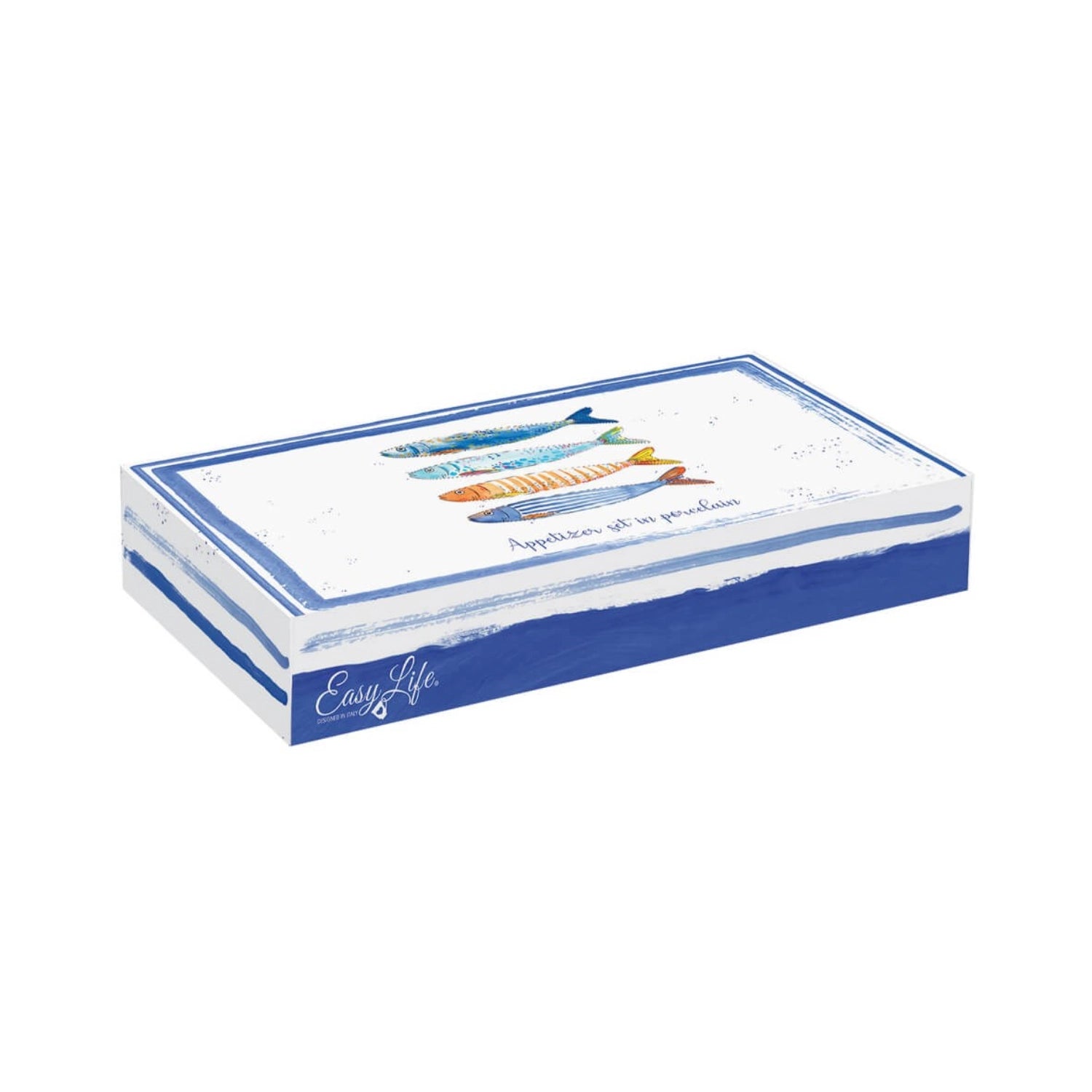 Entdecken Sie die stilvolle Bord de Mer Schüssel von Easy Life (D16cm) aus hochwertigem Porzellan – ideal für Salate, Snacks und Dips.
