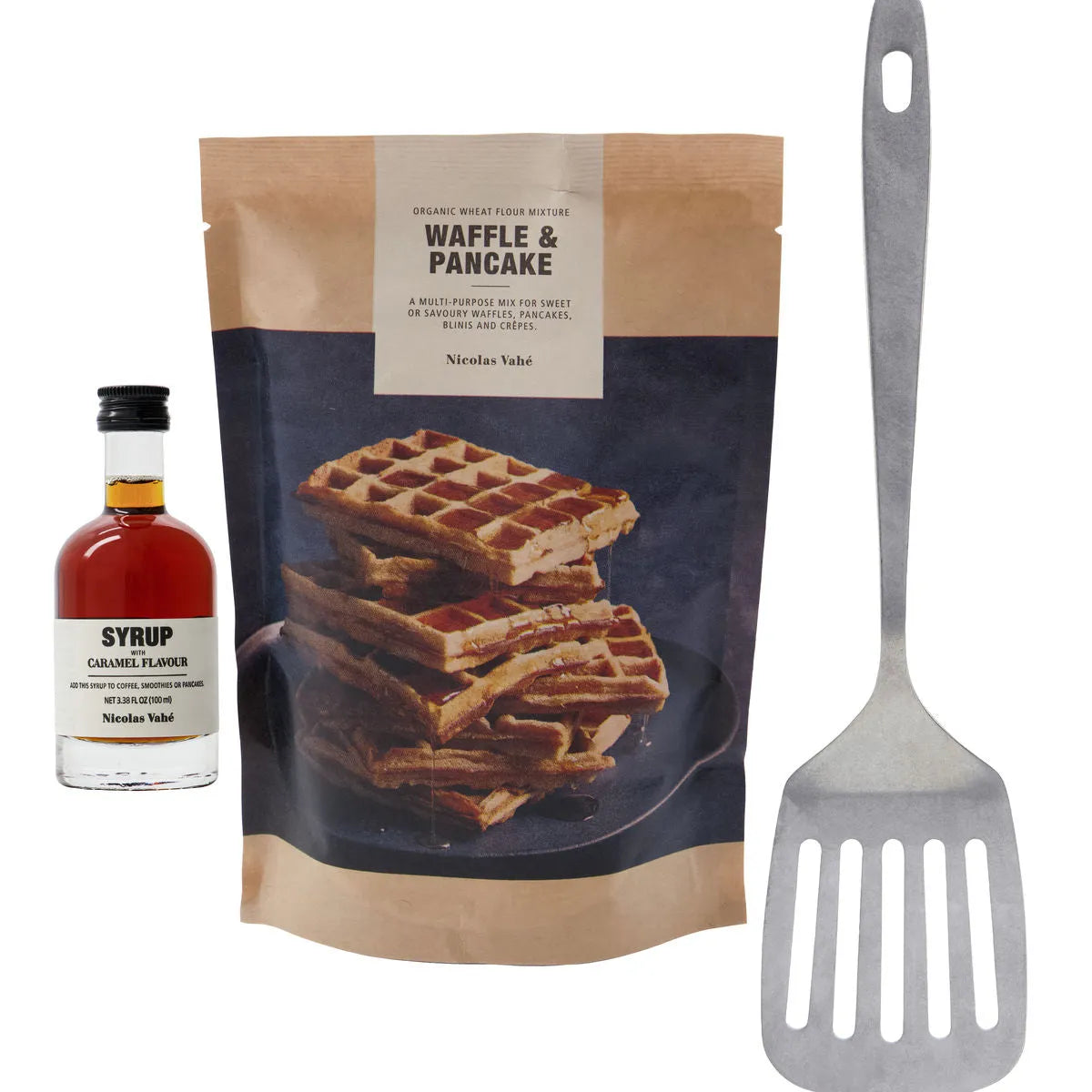 Nicolas Vahe Waffle & pancake kit in Schwarz präsentiert im Onlineshop von KAQTU Design AG. Lebensmittel ist von Nicolas Vahé