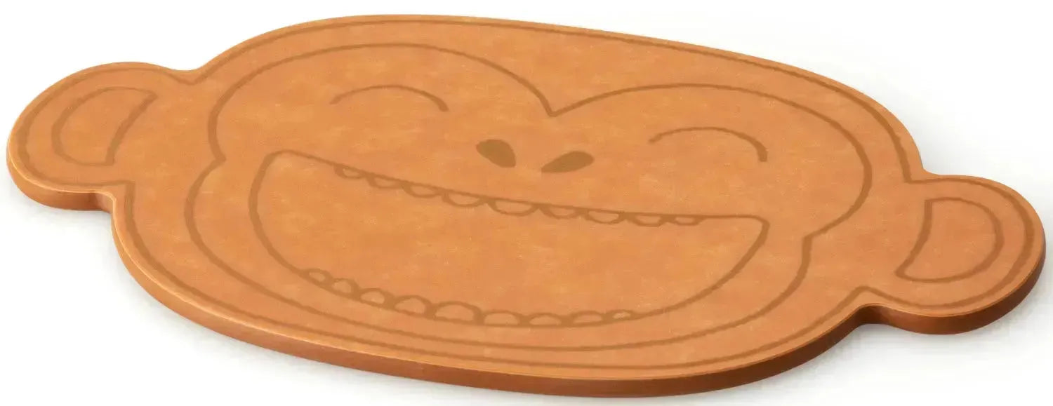 Duracore hell Kinderbrett Affe, 23.3x17x0.6 cm in Braun präsentiert im Onlineshop von KAQTU Design AG. Küchenhelfer ist von Continenta