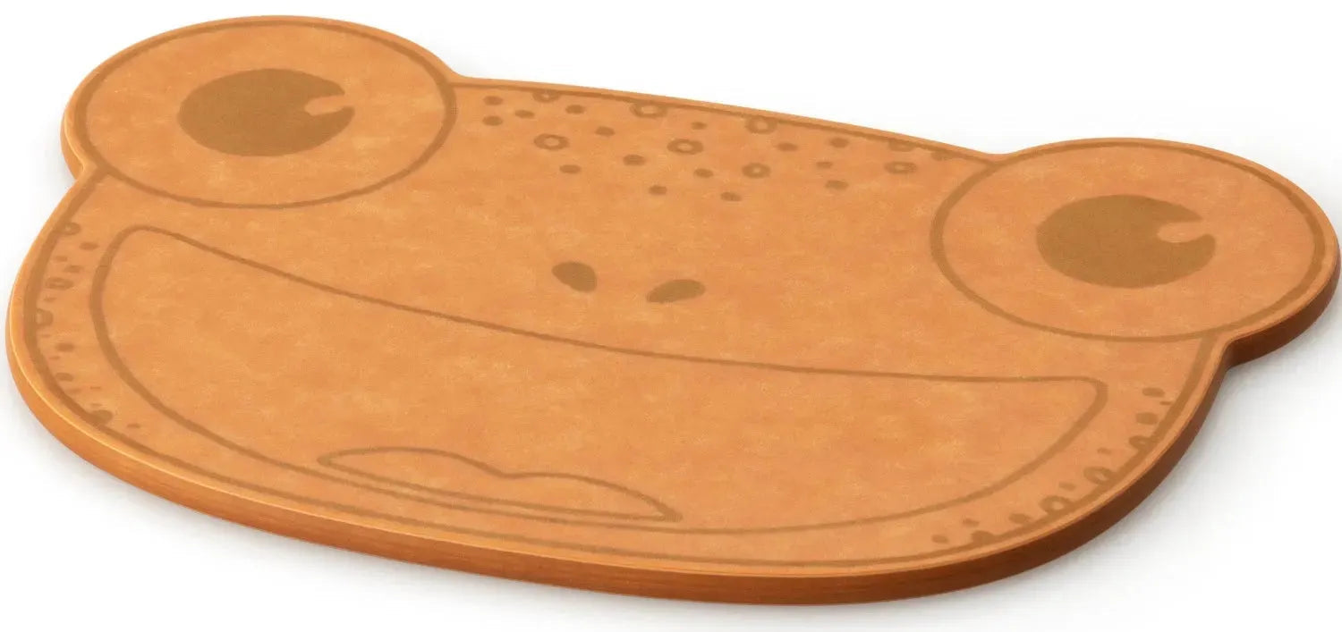 Duracore hell Kinderbrett Frosch, 23.3x17x0.6 cm in Braun präsentiert im Onlineshop von KAQTU Design AG. Küchenhelfer ist von Continenta