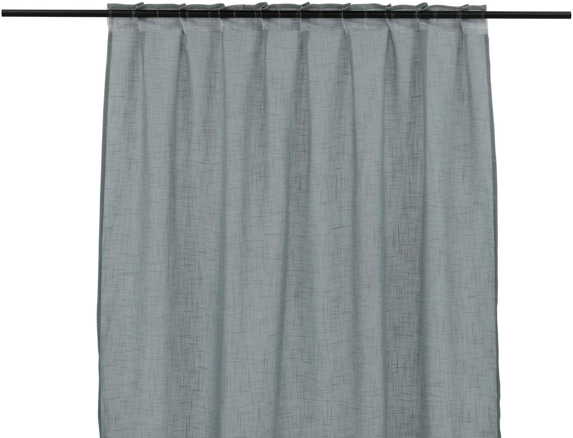 Kaya Vorhang Multi band 2er Pack in Grau präsentiert im Onlineshop von KAQTU Design AG. Vorhang ist von Venture Home