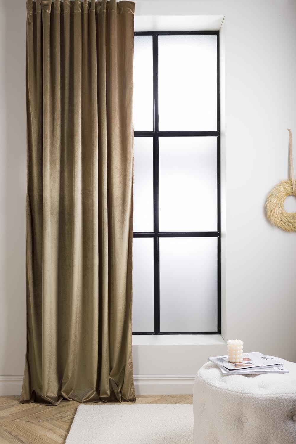 Mary Vorhang 2er Pack in Sand präsentiert im Onlineshop von KAQTU Design AG. Vorhang ist von Venture Home