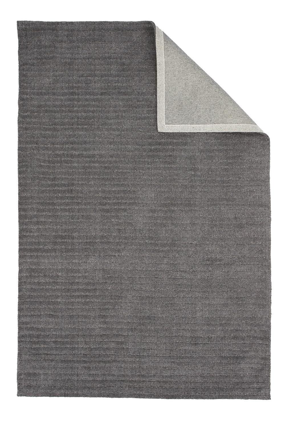 Milton Teppich in Dunkelgrau präsentiert im Onlineshop von KAQTU Design AG. Teppich ist von Venture Home