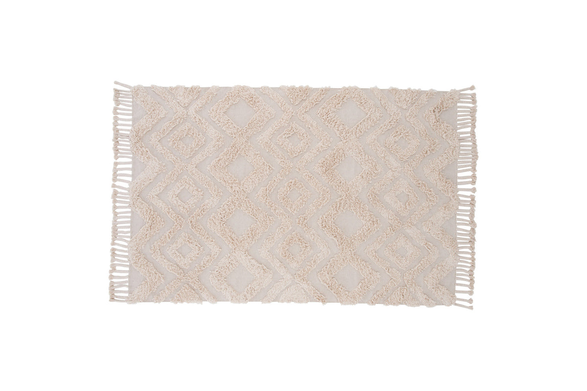 Hilma Teppich in Beige präsentiert im Onlineshop von KAQTU Design AG. Teppich ist von Venture Home