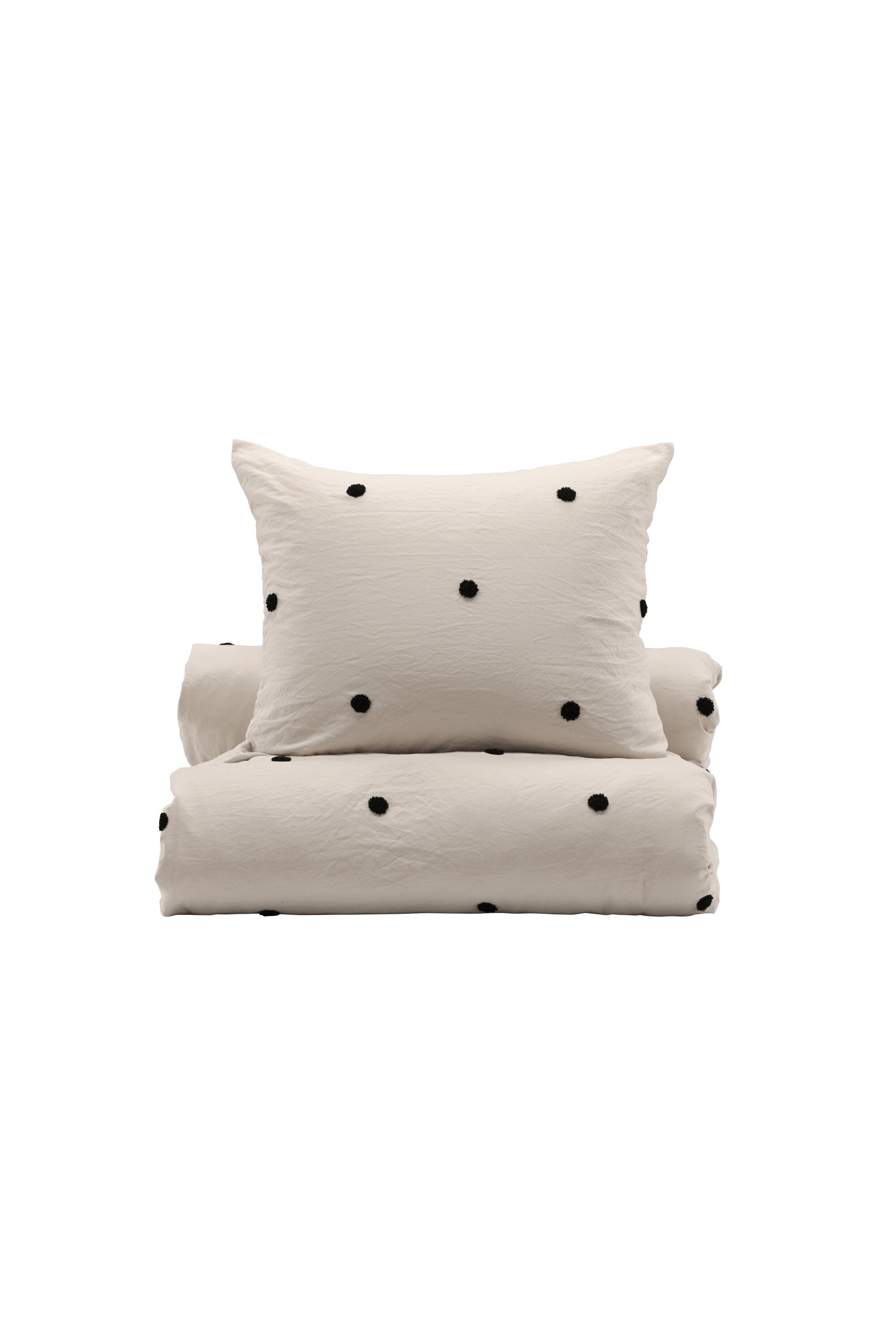 Loke Bettgarnitur in Hellgrau präsentiert im Onlineshop von KAQTU Design AG. Bettwäsche ist von Venture Home