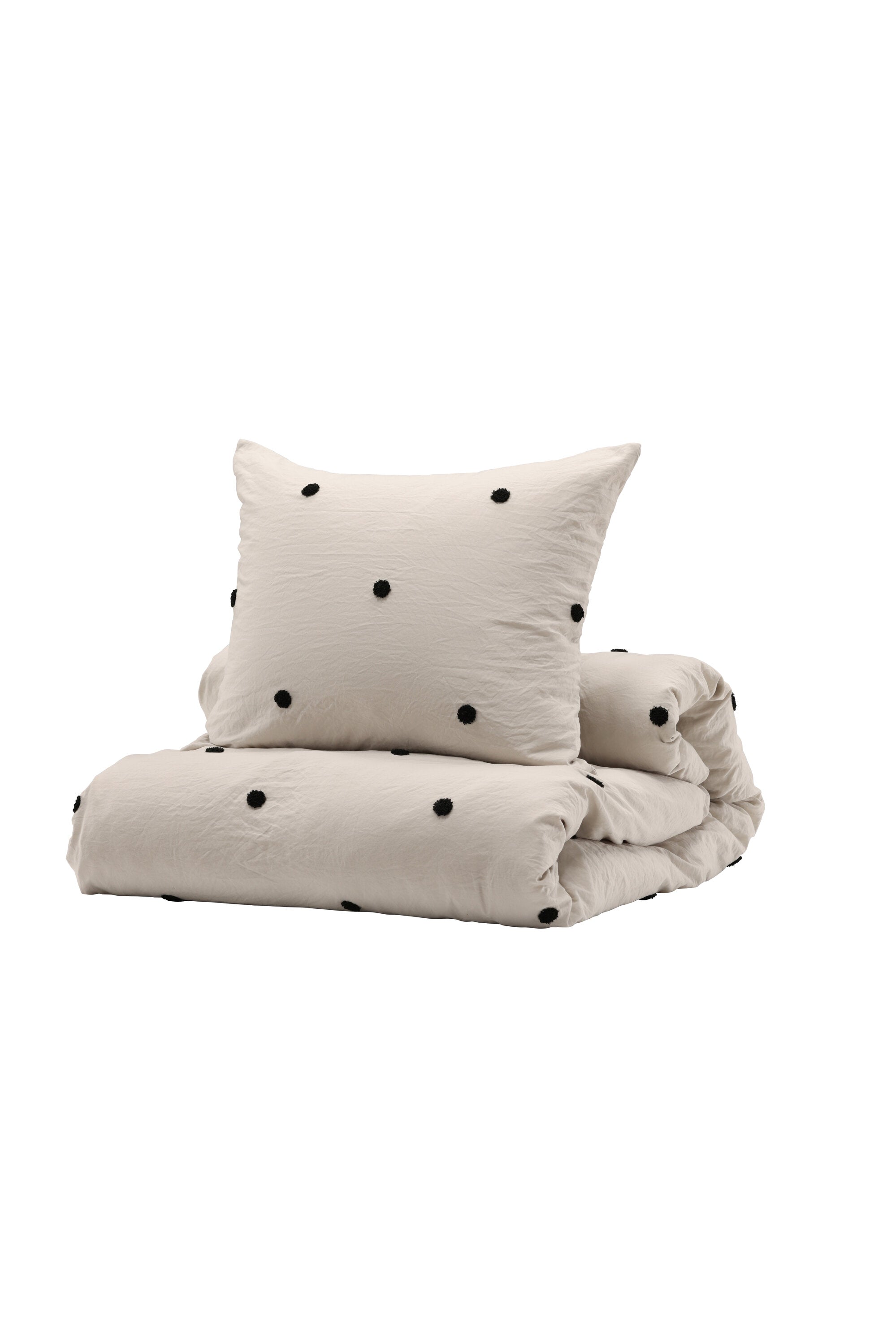 Loke Bettgarnitur in Hellgrau präsentiert im Onlineshop von KAQTU Design AG. Bettwäsche ist von Venture Home