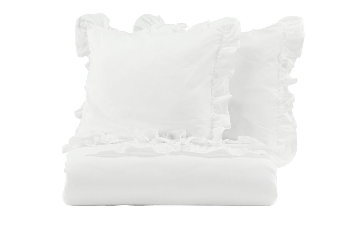 Levi Bettgarnitur in Weiss präsentiert im Onlineshop von KAQTU Design AG. Bettwäsche ist von Venture Home