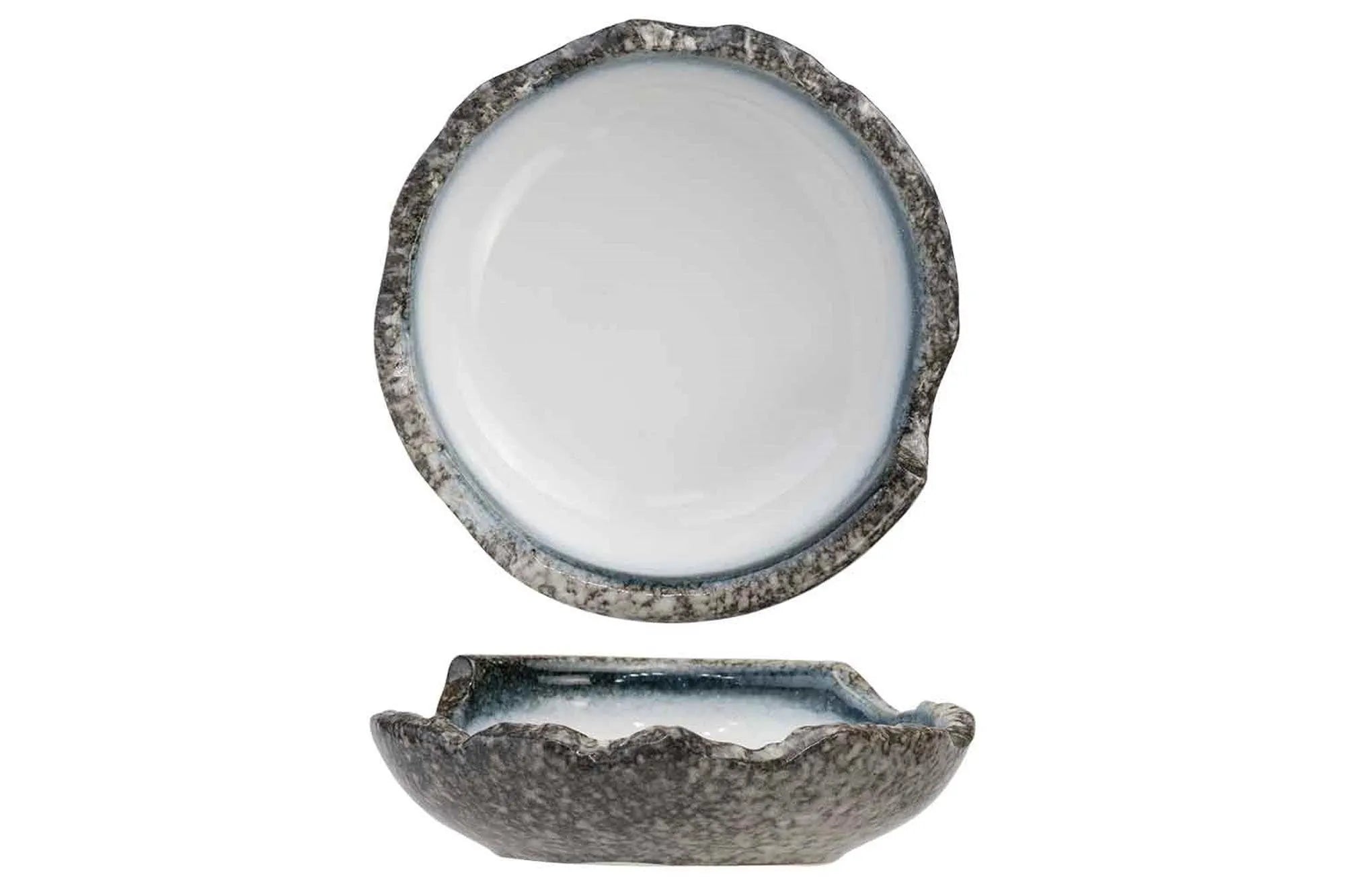 Sea pearl Suppenteller, Muschel, Ø 18.5 H: 5-6.5 cm - KAQTU Design