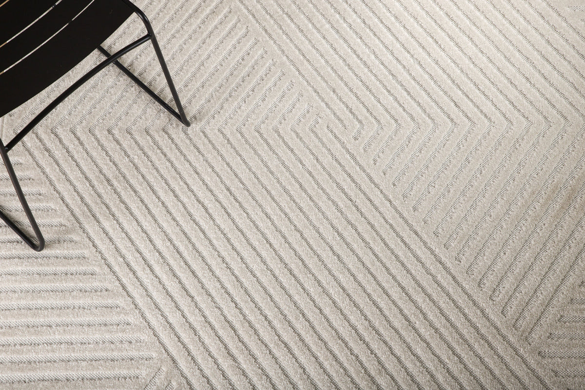 Aron Teppich in Weiss präsentiert im Onlineshop von KAQTU Design AG. Teppich ist von Venture Home