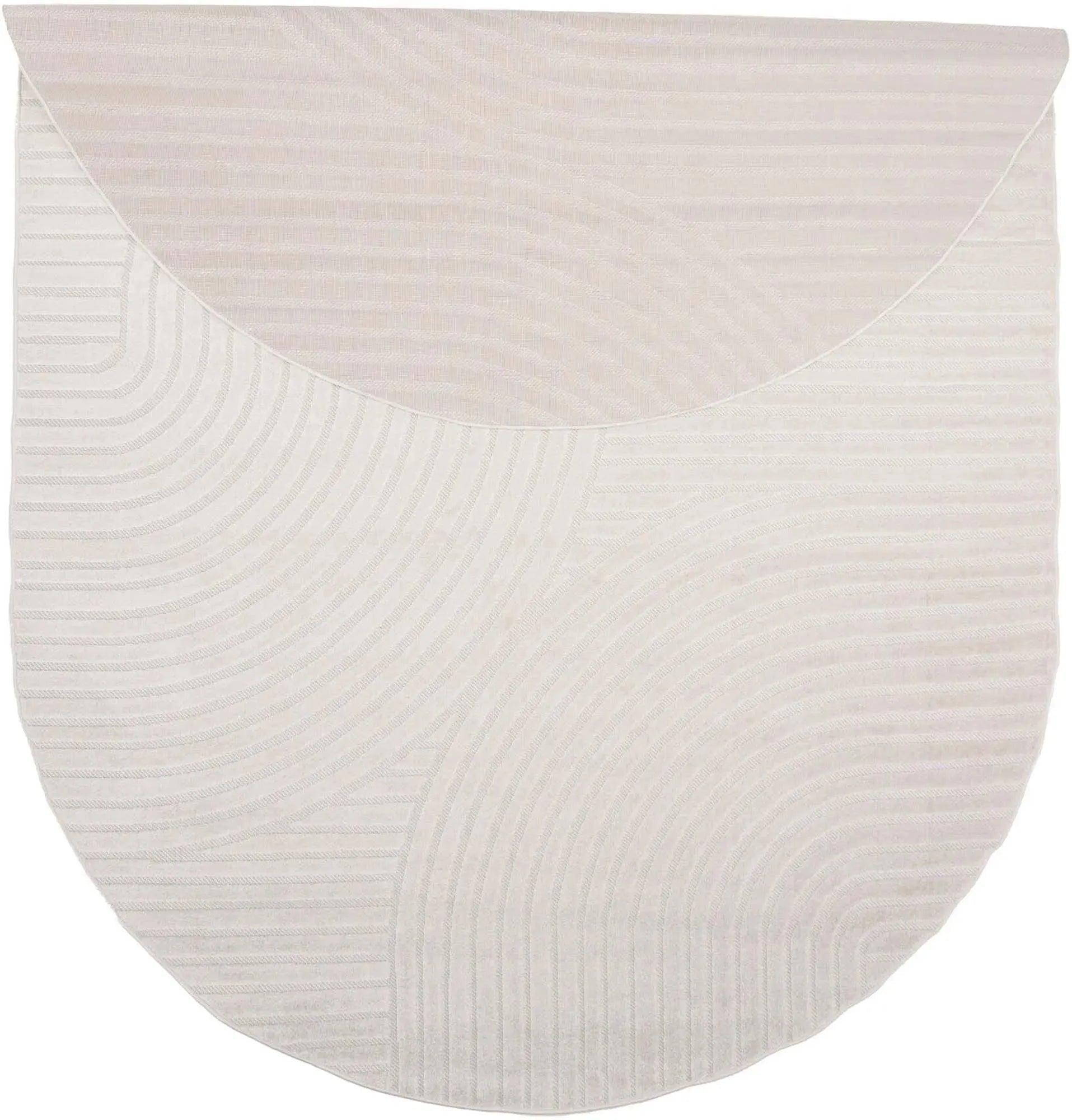 Vince Oval Teppich von Venture Home: Zeitloses Design in Creme.