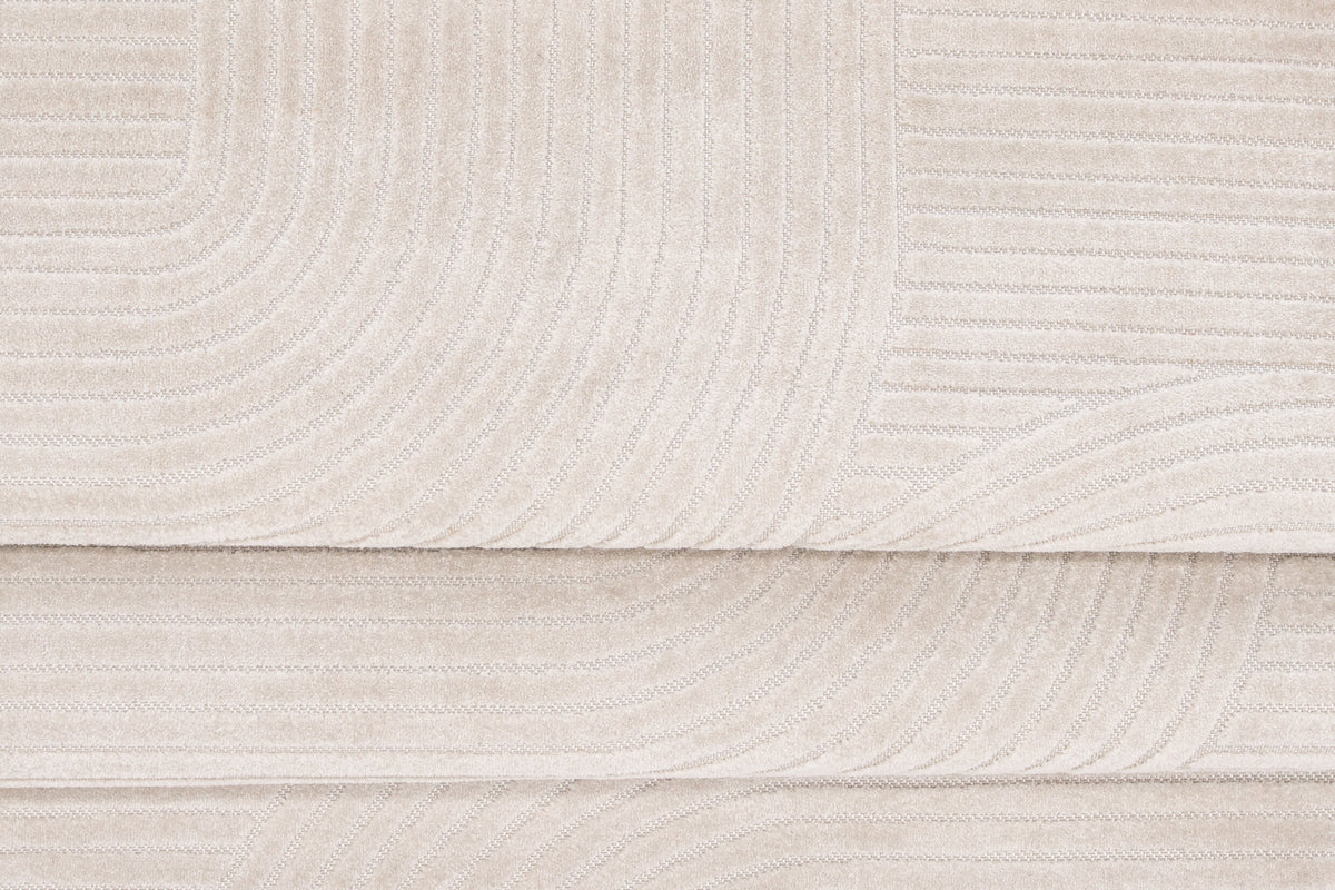 Vince Teppich in Weiss präsentiert im Onlineshop von KAQTU Design AG. Teppich ist von Venture Home