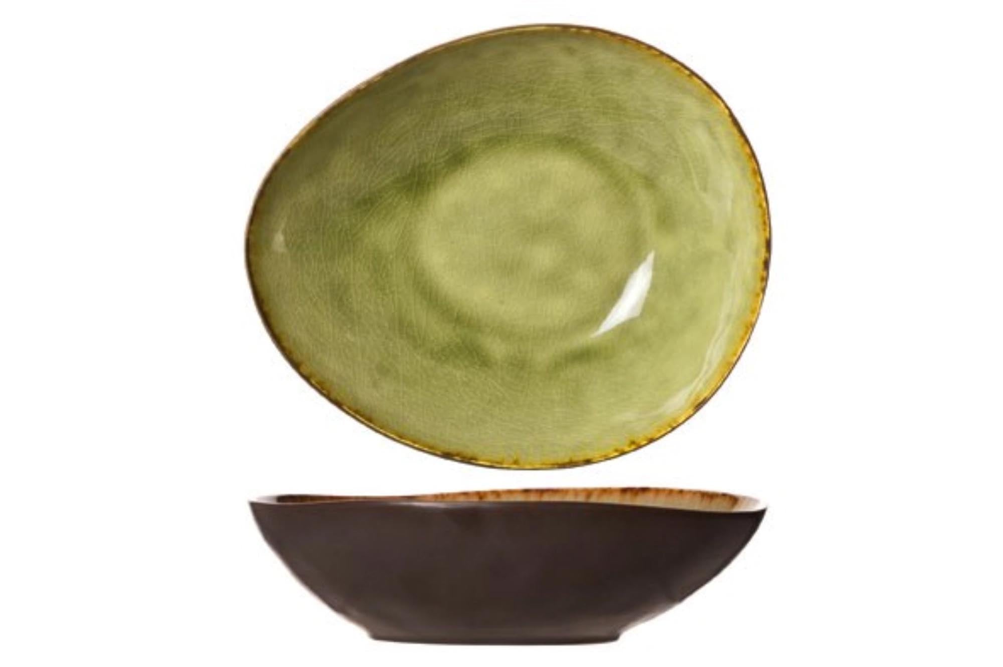 Mossa Schüssel oval, 19.5x16.5x5 cm