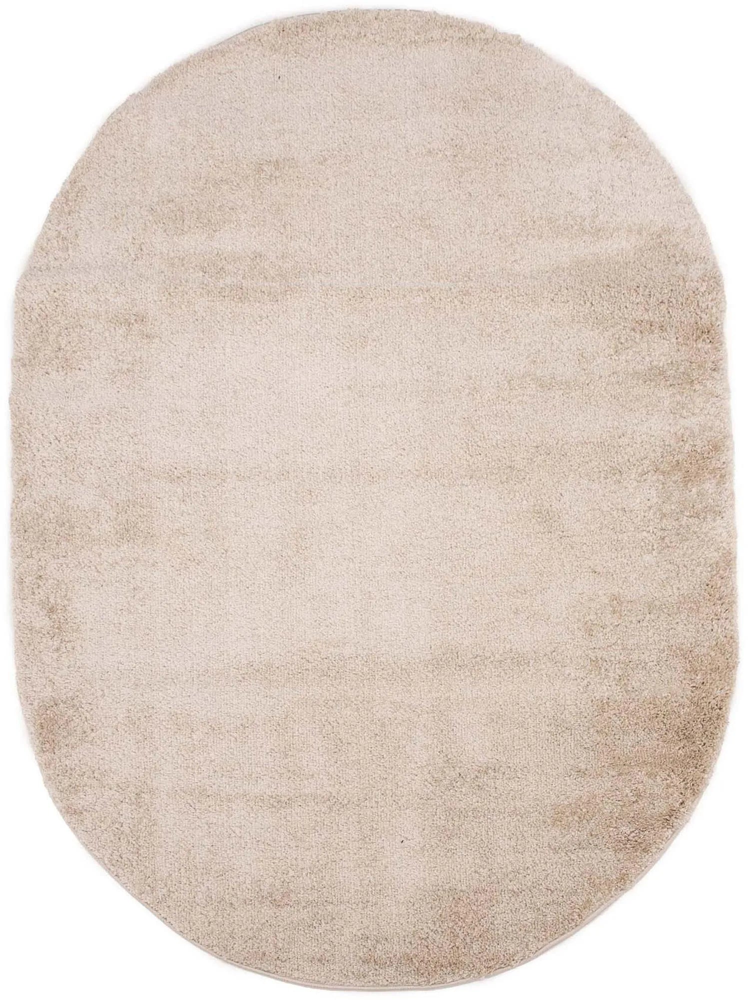 Walter Pluto Teppich Oval in Beige präsentiert im Onlineshop von KAQTU Design AG. Teppich ist von Venture Home