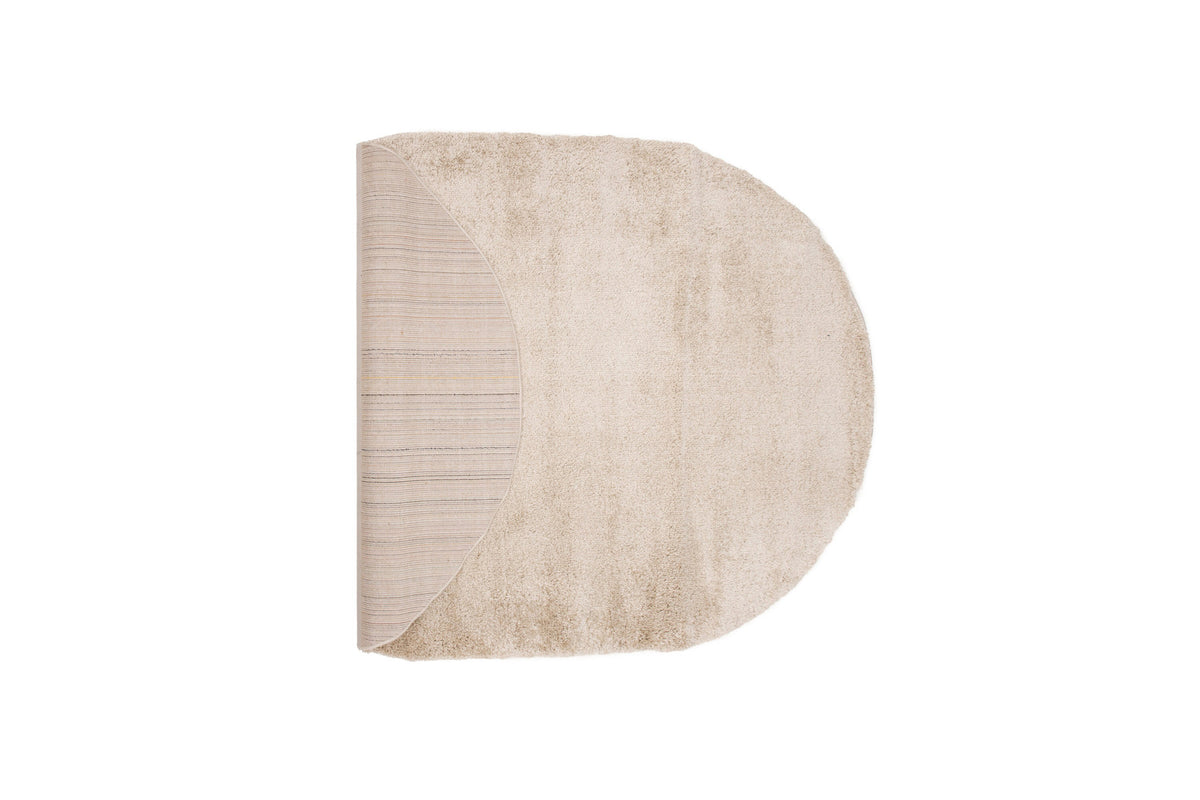 Walter Pluto Teppich Oval in Beige präsentiert im Onlineshop von KAQTU Design AG. Teppich ist von Venture Home