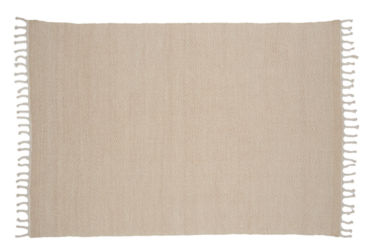 Loke Teppich in Beige präsentiert im Onlineshop von KAQTU Design AG. Teppich ist von Venture Home