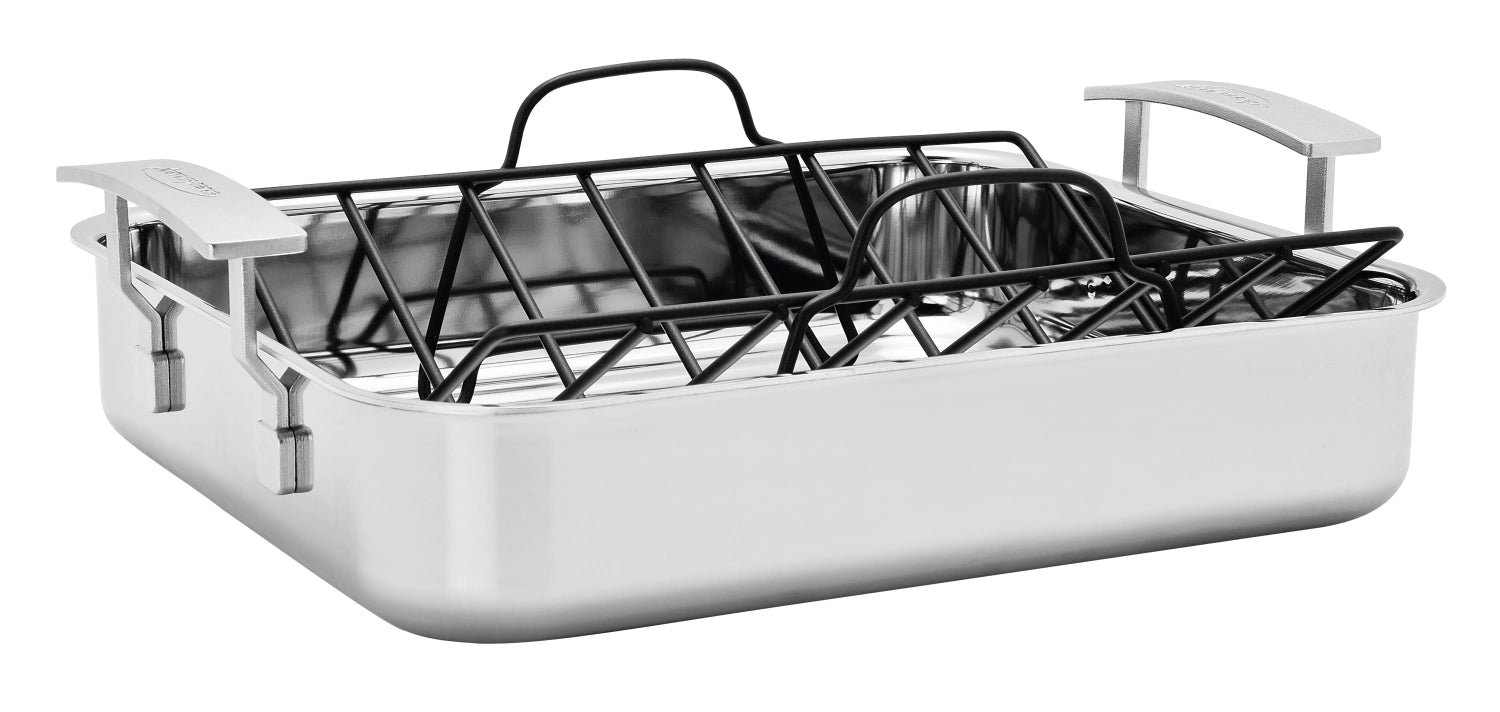 Industry Bräter mit Gittereinsatz 40x33.7cm H7.7cm