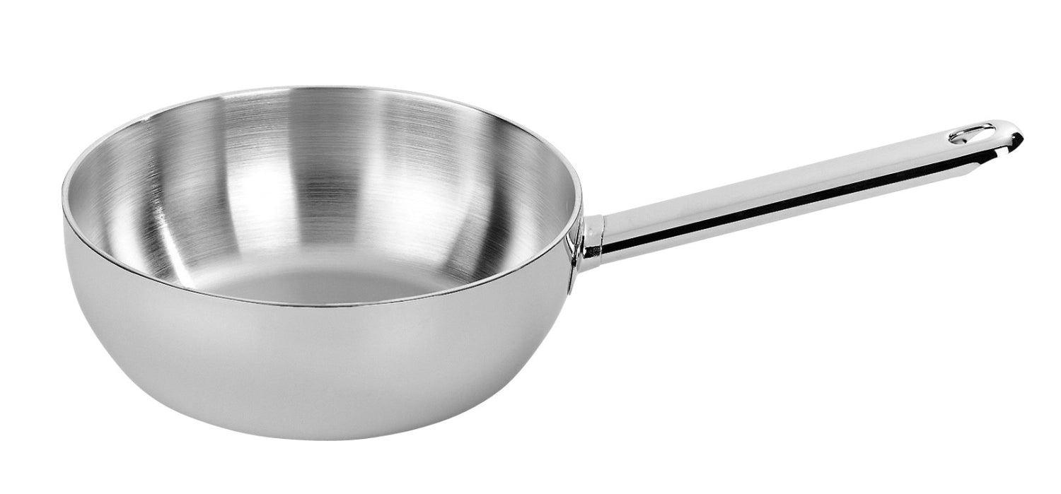 Hochwertige Demeyere Apollo Sauteuse, perfekt für schmackhafte Gerichte, kombiniert stilvolles Design mit optimaler Funktionalität.