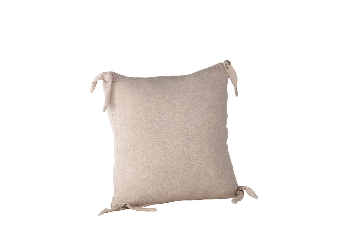 Nora Kissenbezug in Beige präsentiert im Onlineshop von KAQTU Design AG. Deko Kissenbezug ist von Venture Home