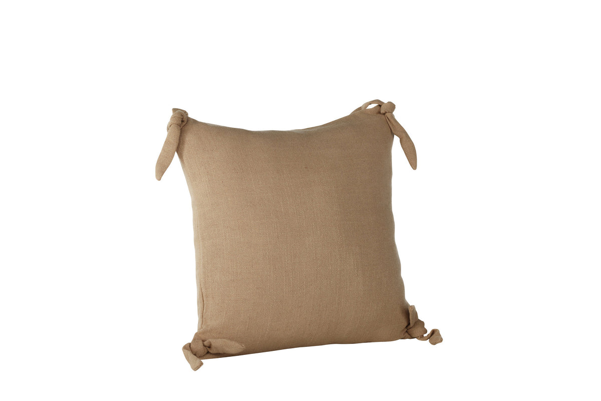 Nora Kissenbezug in Braun präsentiert im Onlineshop von KAQTU Design AG. Deko Kissenbezug ist von Venture Home