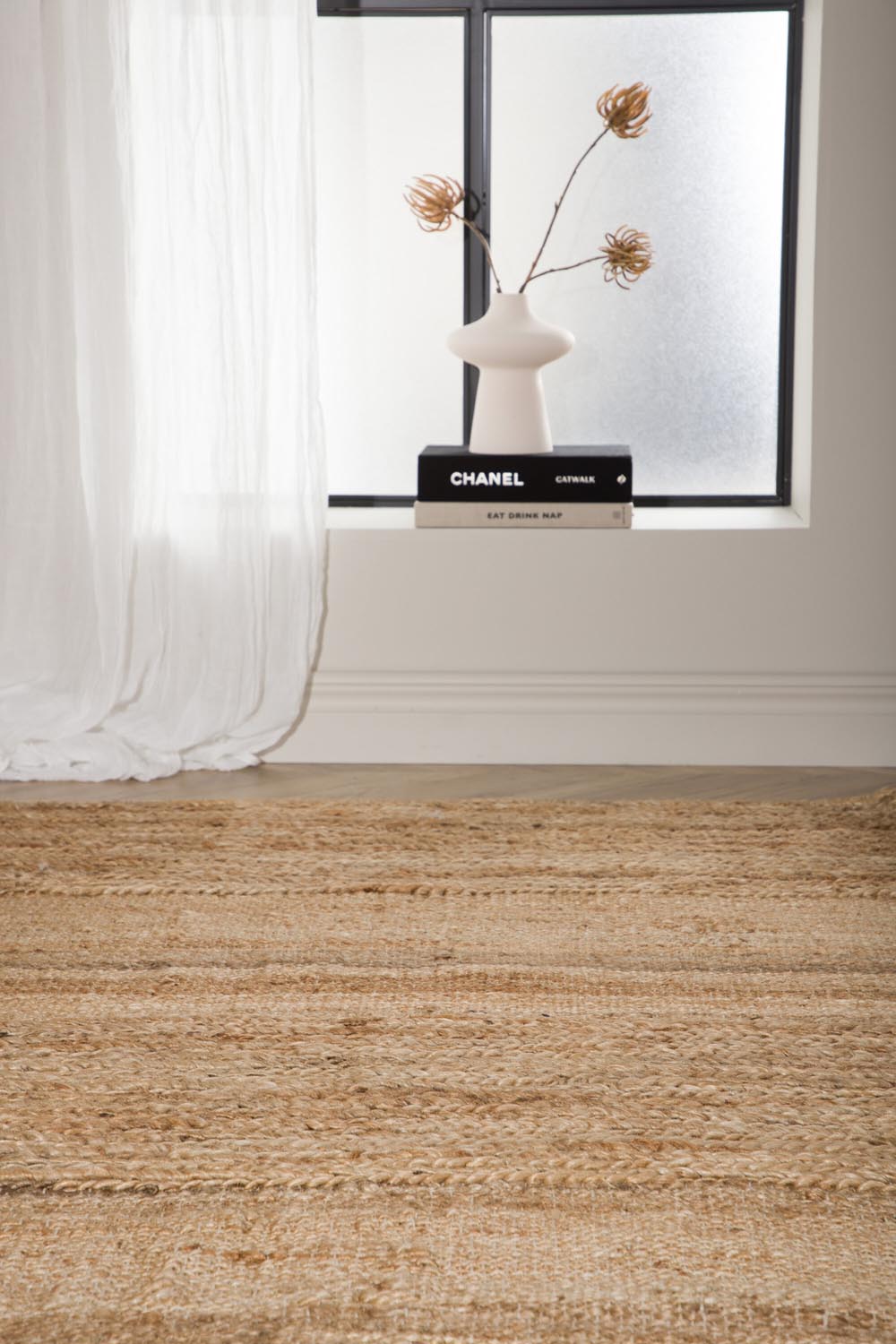 Hannes Teppich in Natur präsentiert im Onlineshop von KAQTU Design AG. Teppich ist von Venture Home