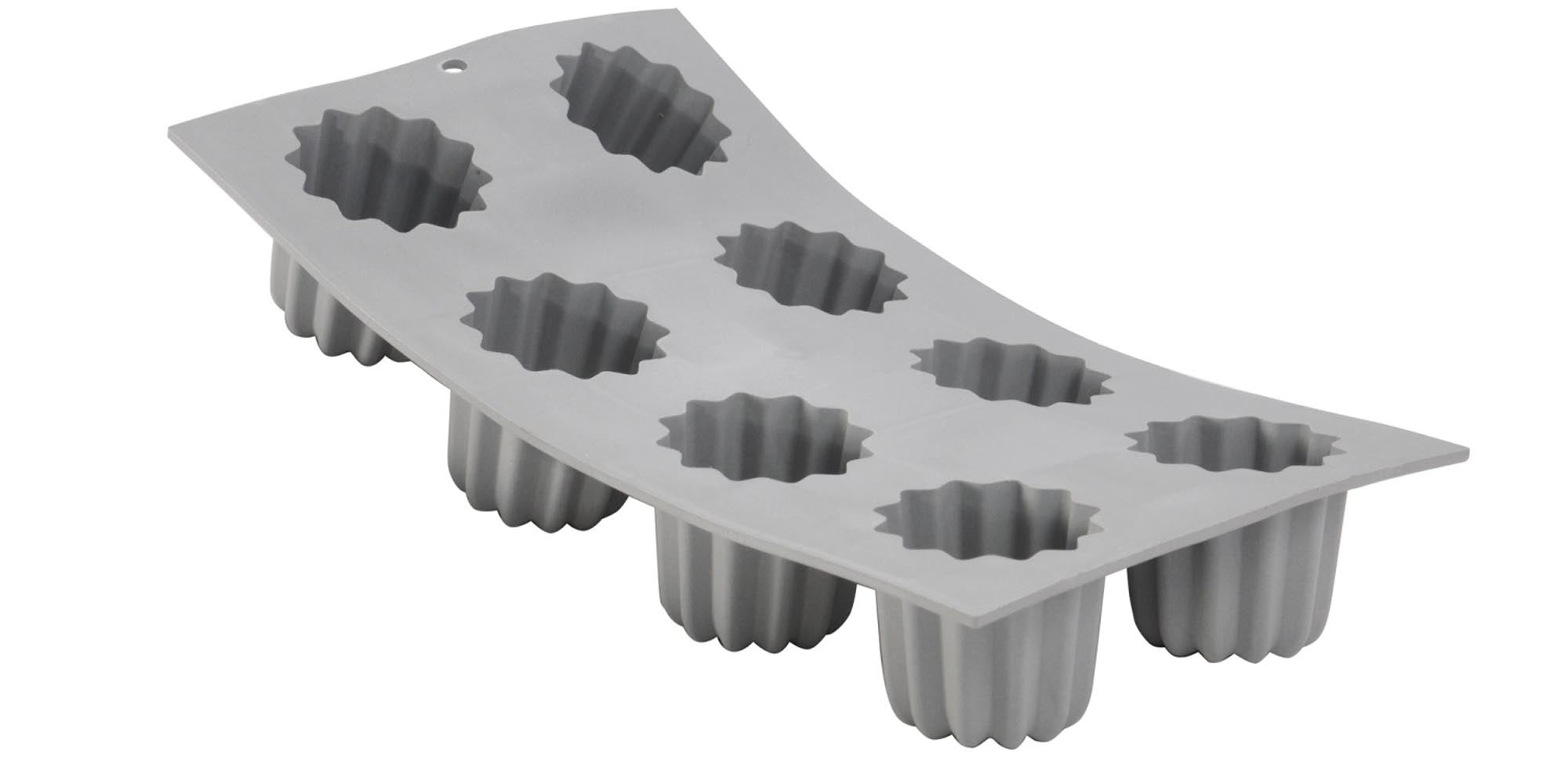 Elastomoule baking pan 30x20cm for 8 Cannelés