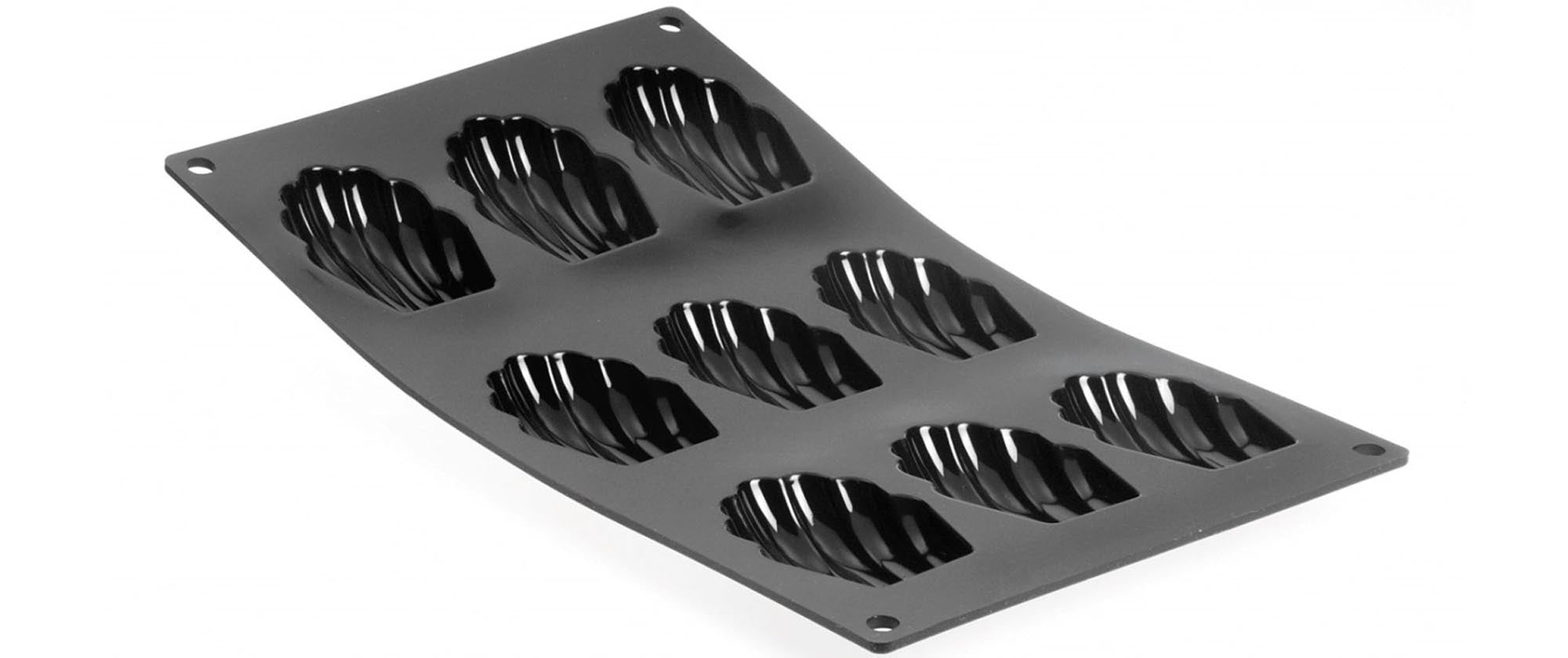 Moul Flex Bakingform 17.5x30cm for 9 Madeleines