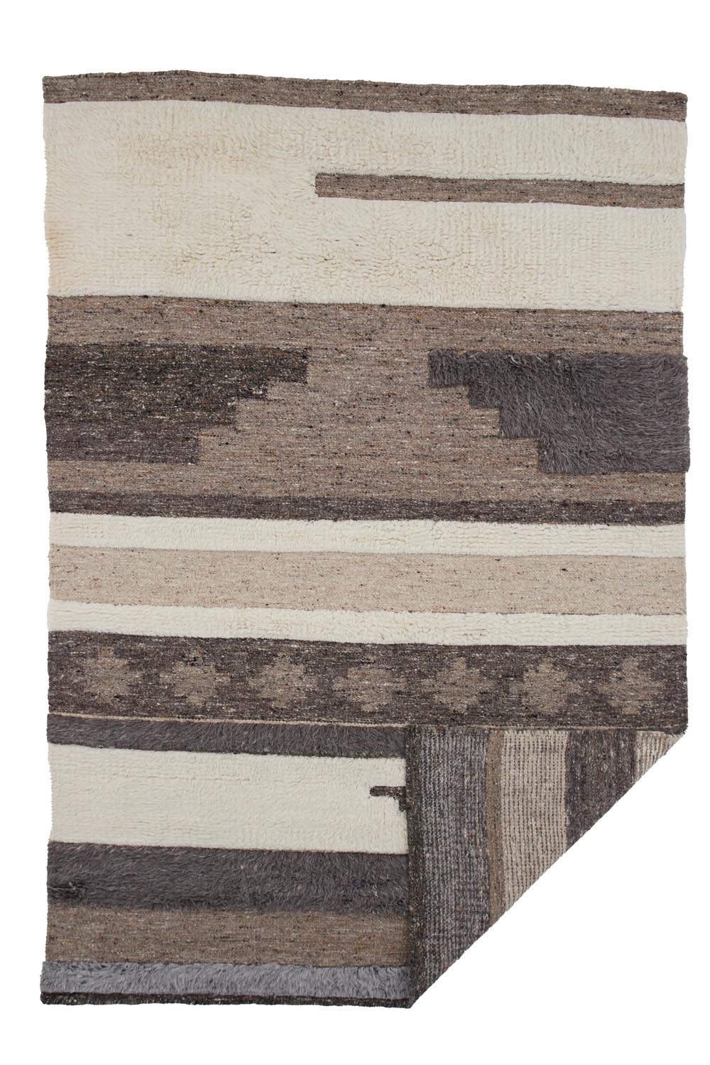 Vincent Teppich in Weiss präsentiert im Onlineshop von KAQTU Design AG. Teppich ist von Venture Home