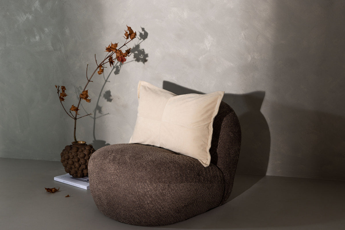 Lykke Kissenbezug in Beige präsentiert im Onlineshop von KAQTU Design AG. Deko Kissenbezug ist von Venture Home