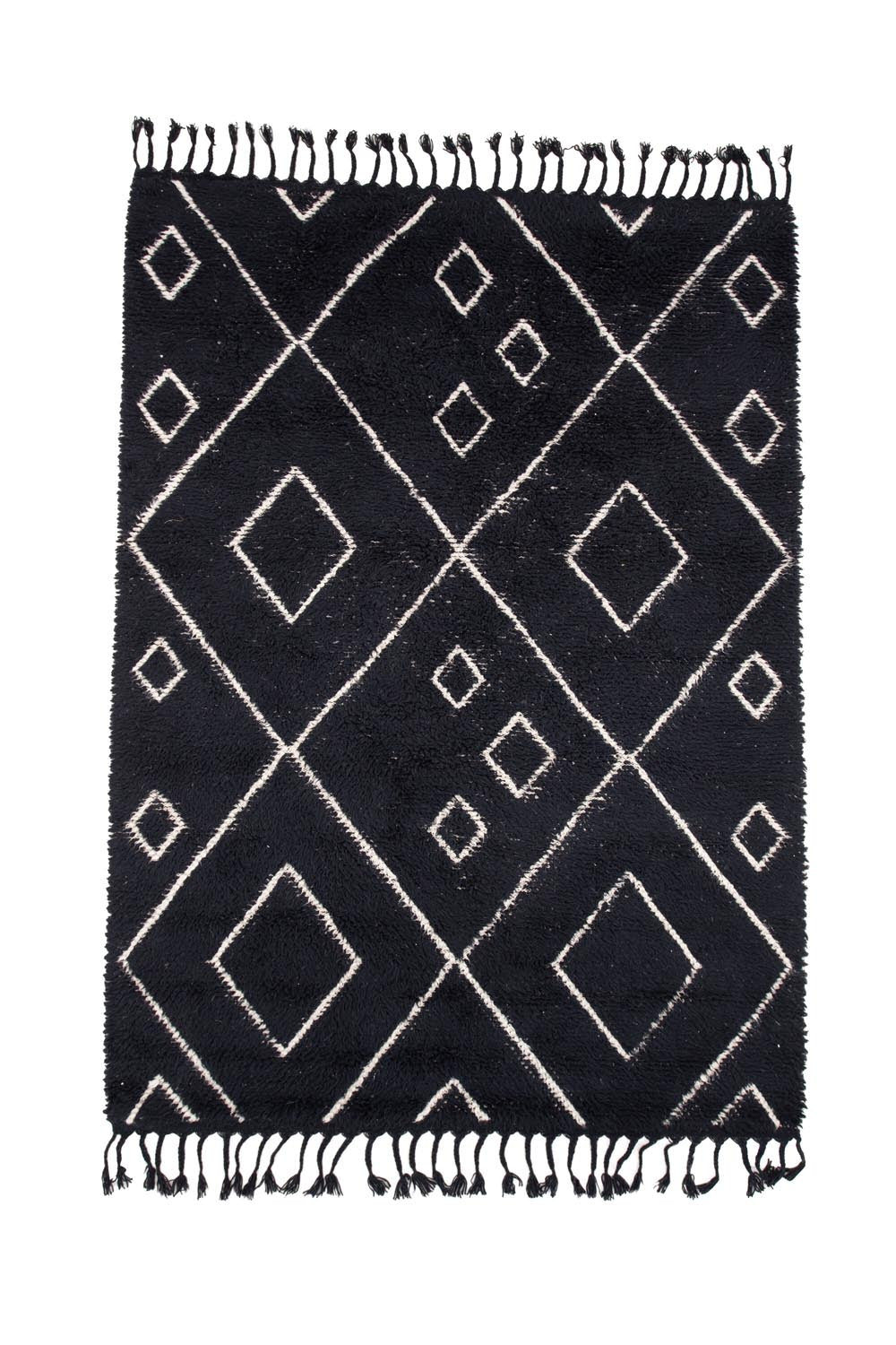 David Teppich in Schwarz präsentiert im Onlineshop von KAQTU Design AG. Teppich ist von Venture Home