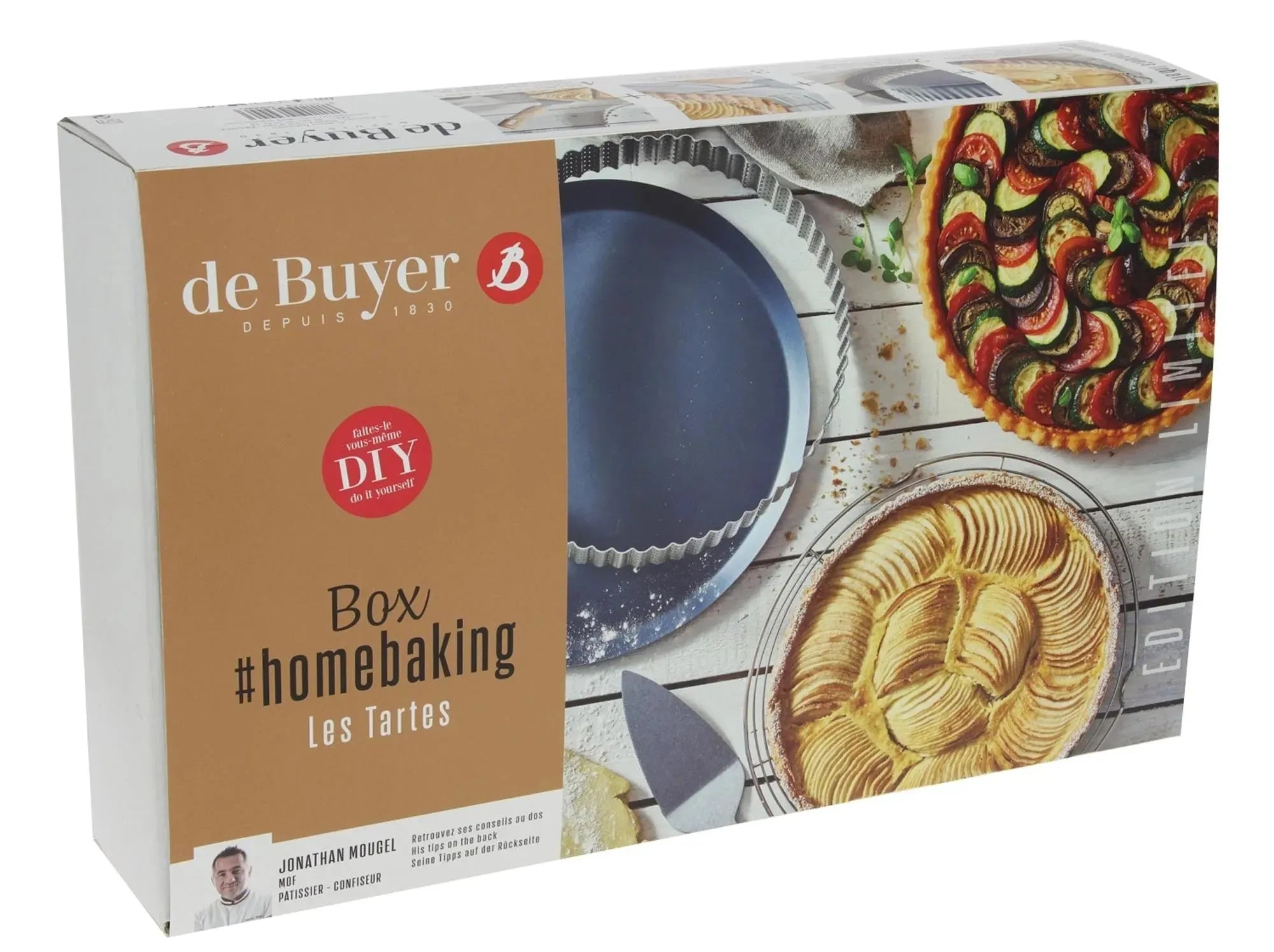 4er Set HOMEBAKING : LES TARTES, Ø28cm, Ø24cm - KAQTU Design