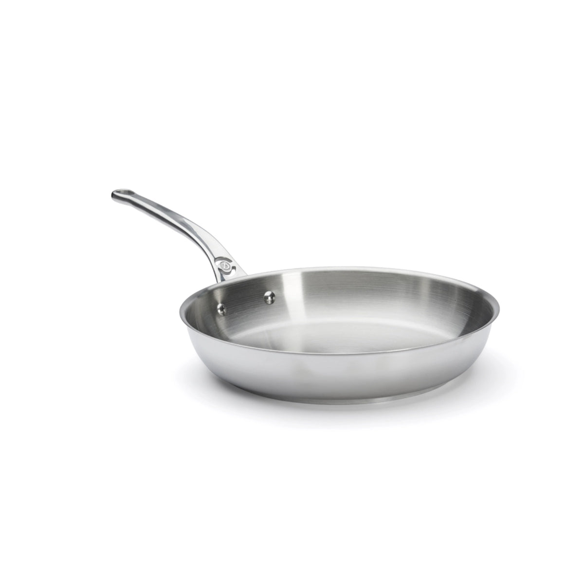 MILADY Bratpfanne unbeschichtet Ø 24cm, Induktion in Silber präsentiert im Onlineshop von KAQTU Design AG. Bratpfanne ist von de Buyer