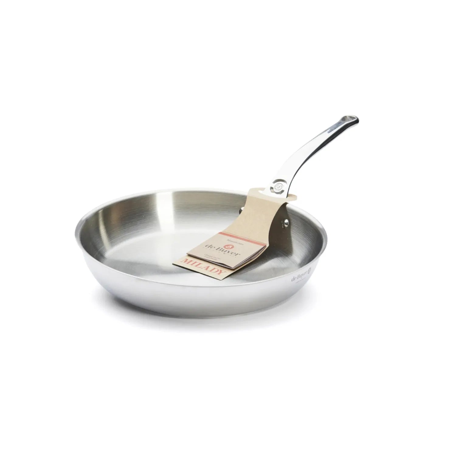 MILADY 28cm Pfanne, unbeschichtet, ideal für Induktionsherde.