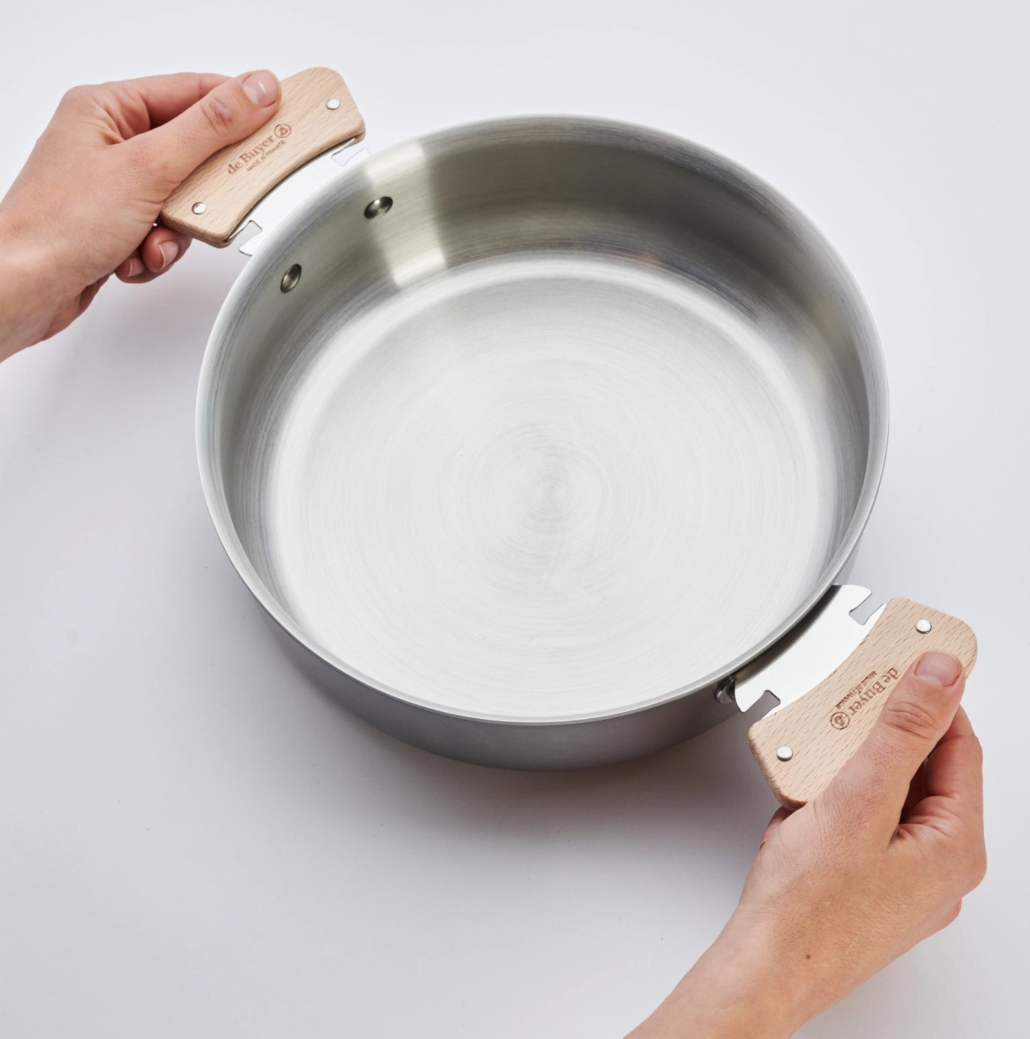 2 Set Alchimy Loqy Handle amovible de Beech Wood