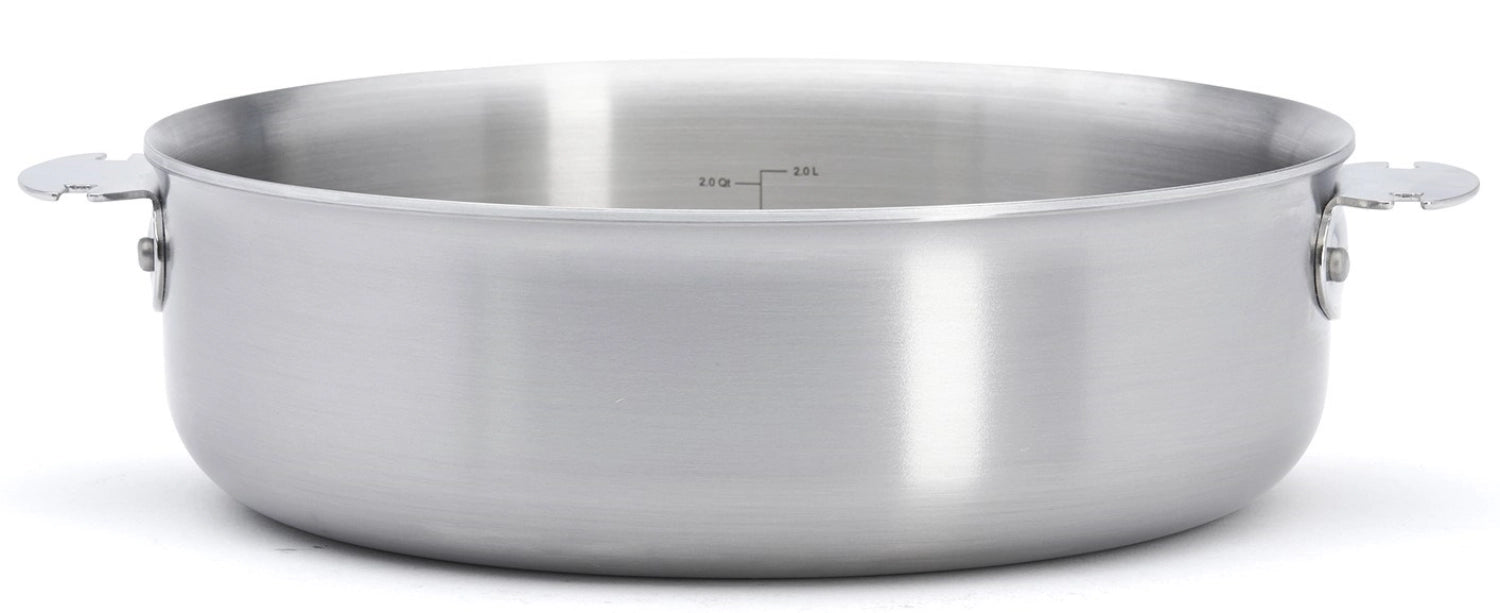 Alchimy Loqy Sauteuse gerade Mehrschichtiger Edelstahl D24cm