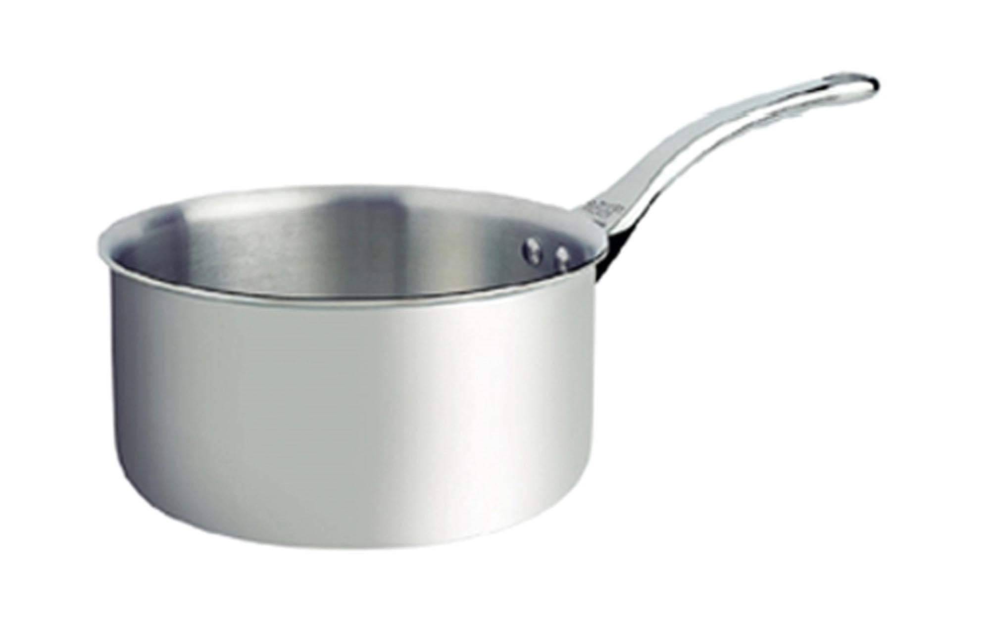 AFFINITY Stielkasserolle Ø 16cm, Induktion in Silber präsentiert im Onlineshop von KAQTU Design AG. Topf ist von de Buyer