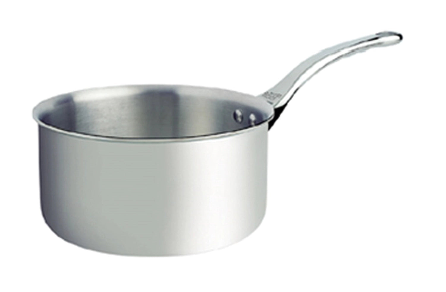 Hochwertige AFFINITY Stielkasserolle Ø 18 cm von de Buyer, ideal für Induktion, bietet exzellente Wärmeverteilung und vielseitige Kochmöglichkeiten.
