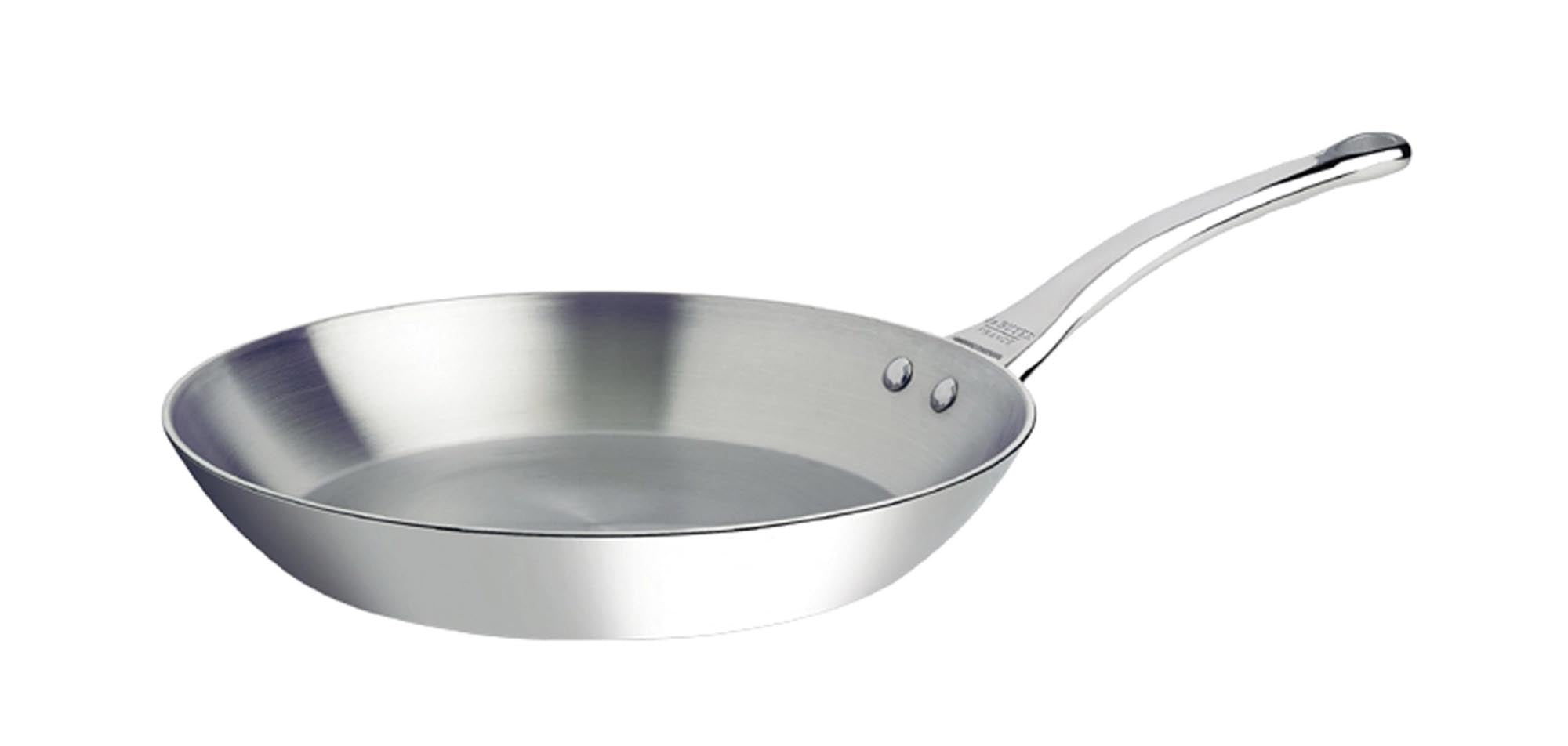 AFFINITY Bratpfanne unbeschichtet Ø 28cm, Induktion in Silber präsentiert im Onlineshop von KAQTU Design AG. Bratpfanne ist von de Buyer