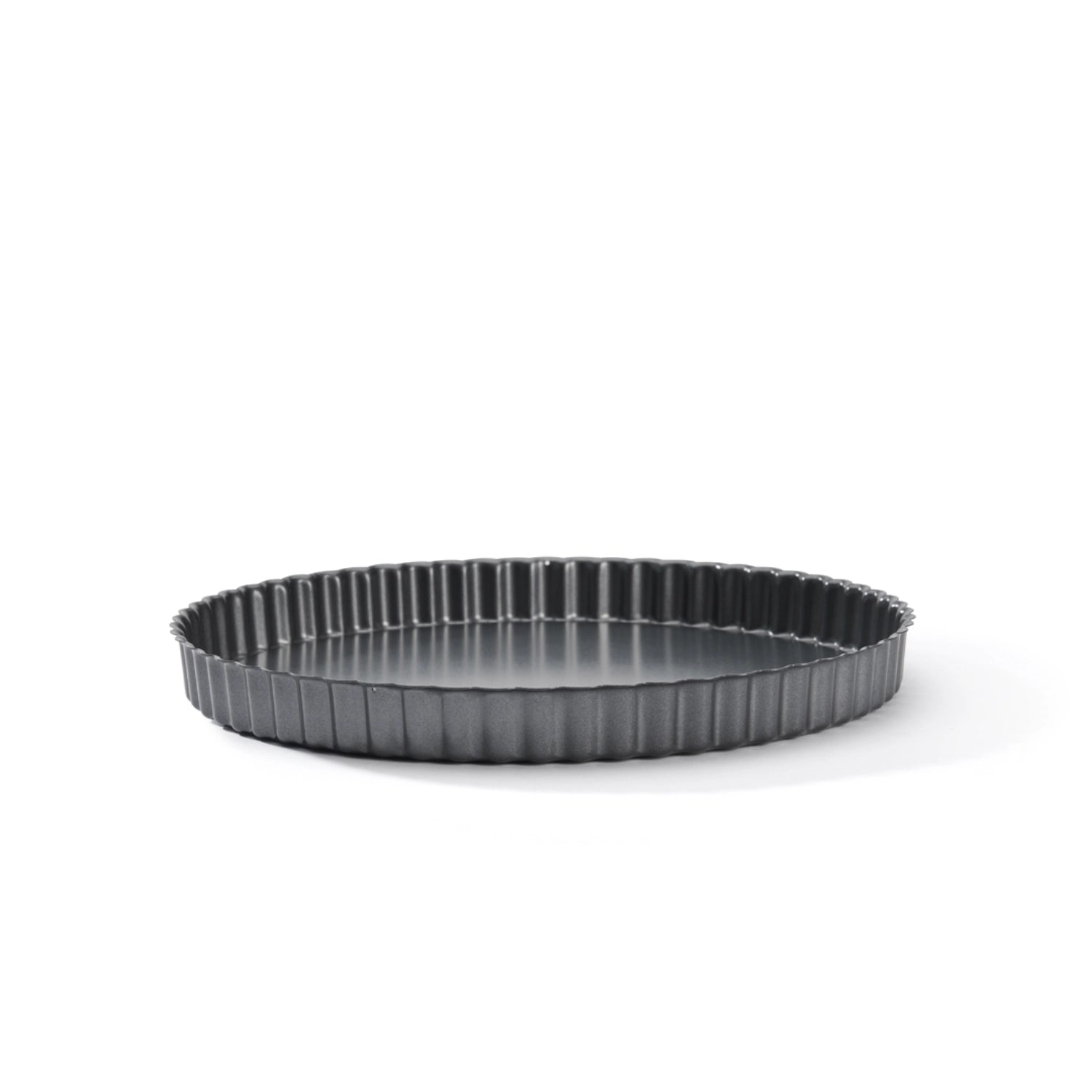 Hochwertige Tortenform von de Buyer, Ø 20 cm, mit stilvollem Rillenmuster und praktischem Boden, ideal für perfekte Kuchen und Torten.