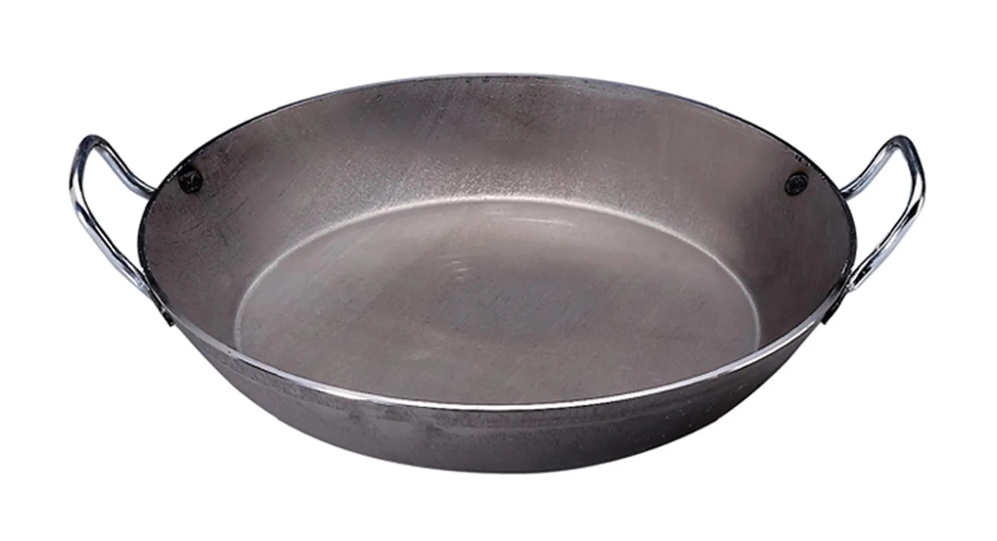 Robuste 24cm CARBONE PLUS Bratpfanne von de Buyer: Stahlblech, Induktion, Antihaft, ideal für Fleisch, Gemüse, langlebig, ergonomische Griffe.