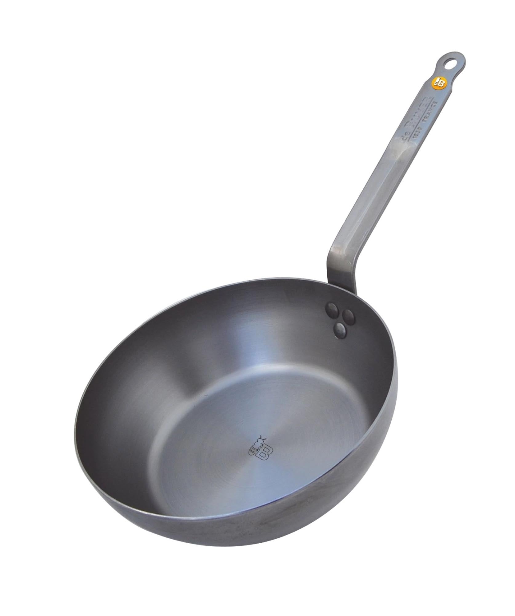 Mineral B element iron pan deep Ø24cm H: 7.5cm, induction