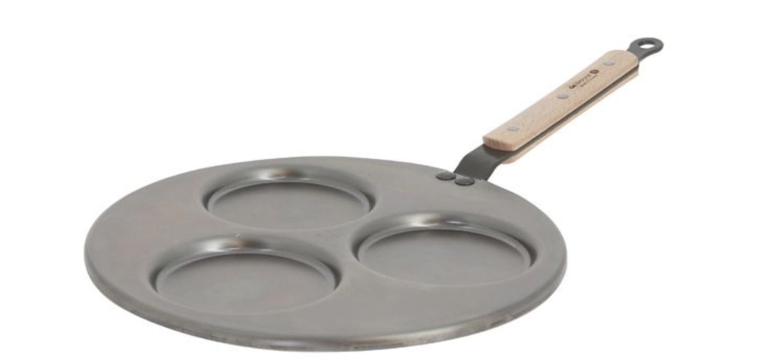 Mineral B Bois Blini Pano Ø 27cm for 3 Blinis à Ø 10cm